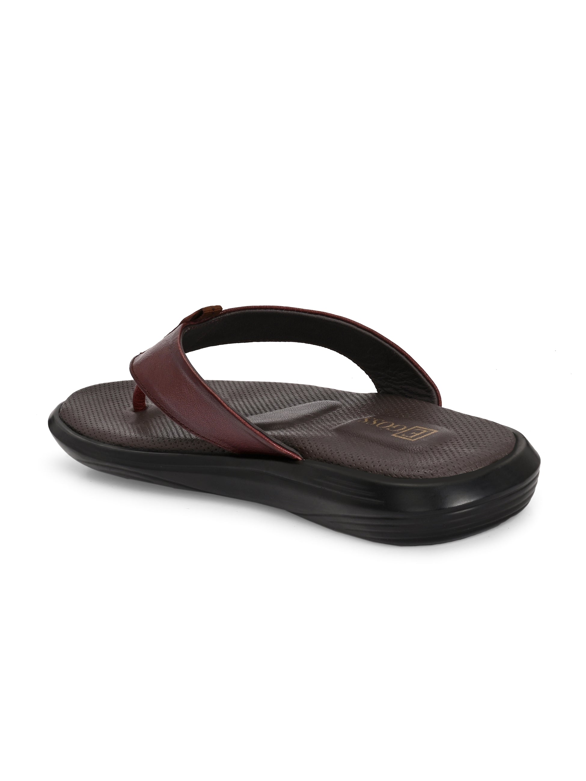 Egoss Leather Slippers For Men