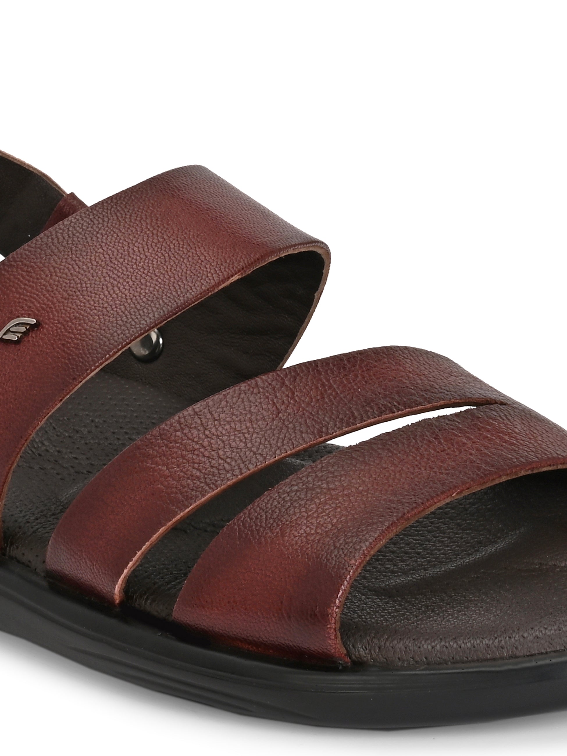Egoss Leather Slippers For Men