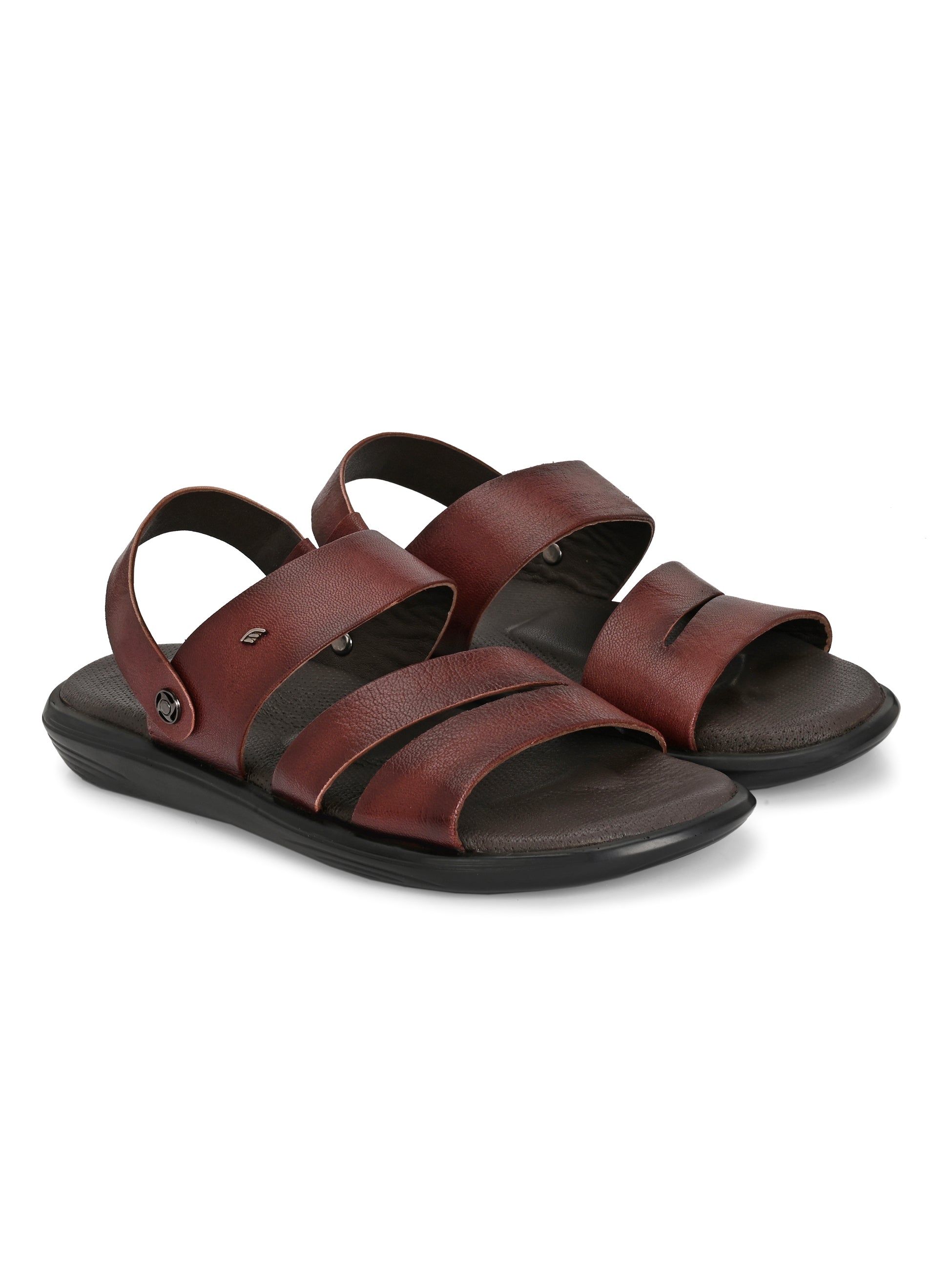 Egoss Leather Slippers For Men