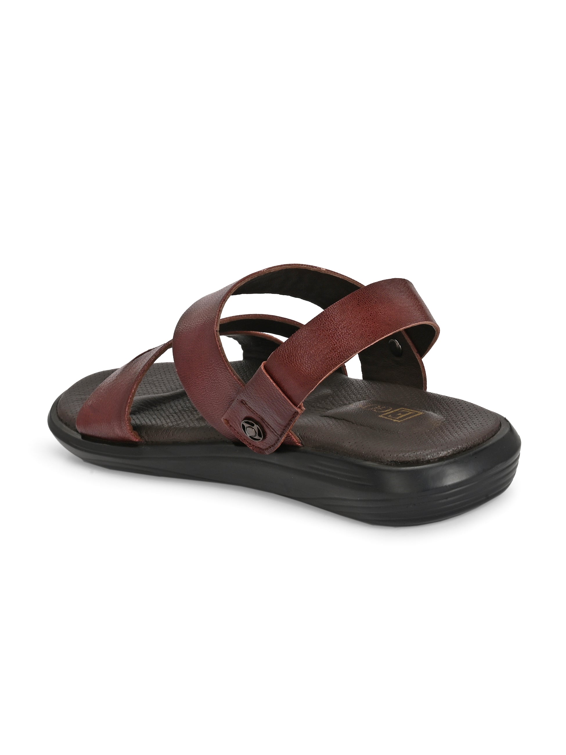 Egoss Leather Slippers For Men