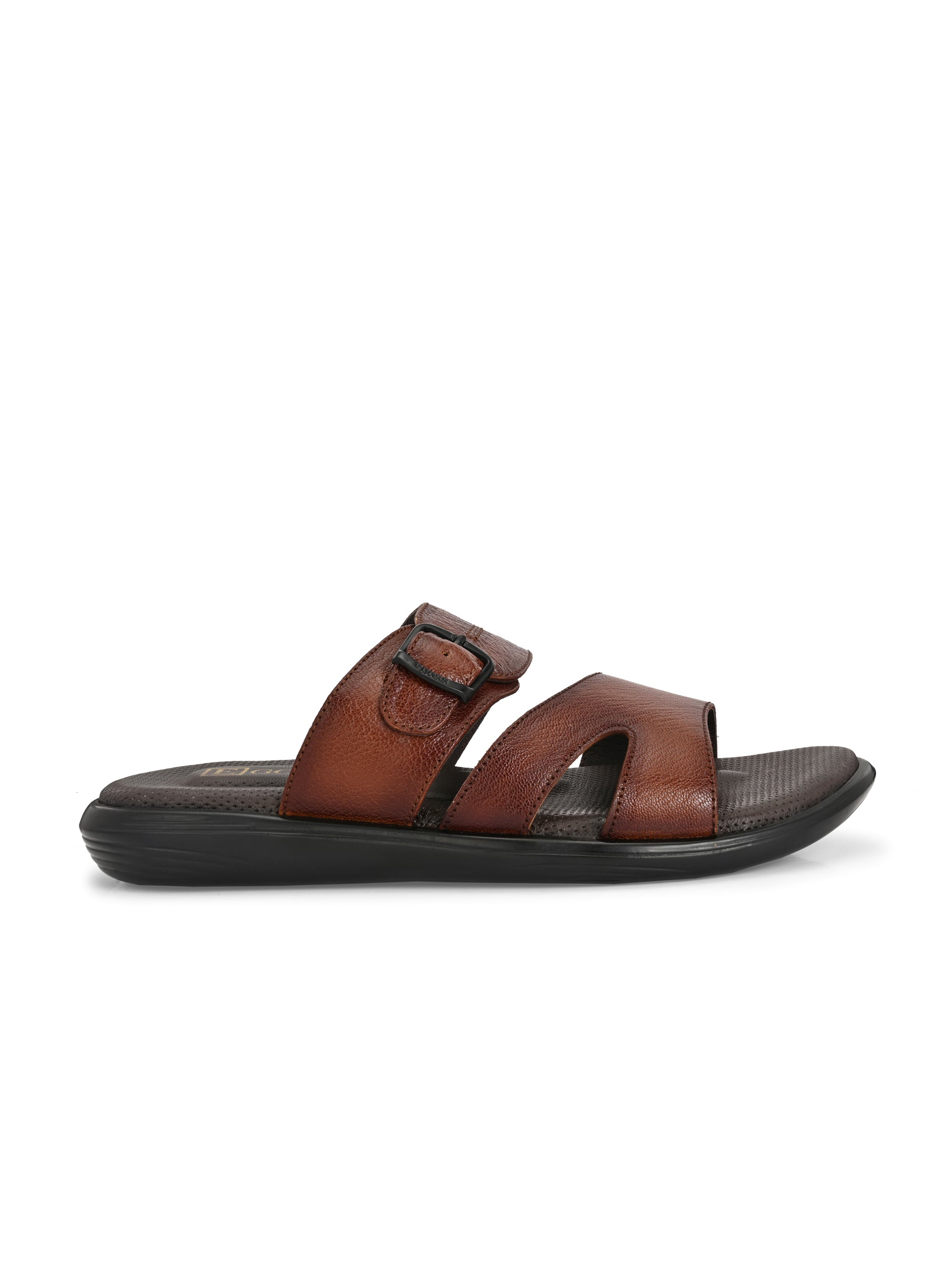Egoss Leather Slippers For Men