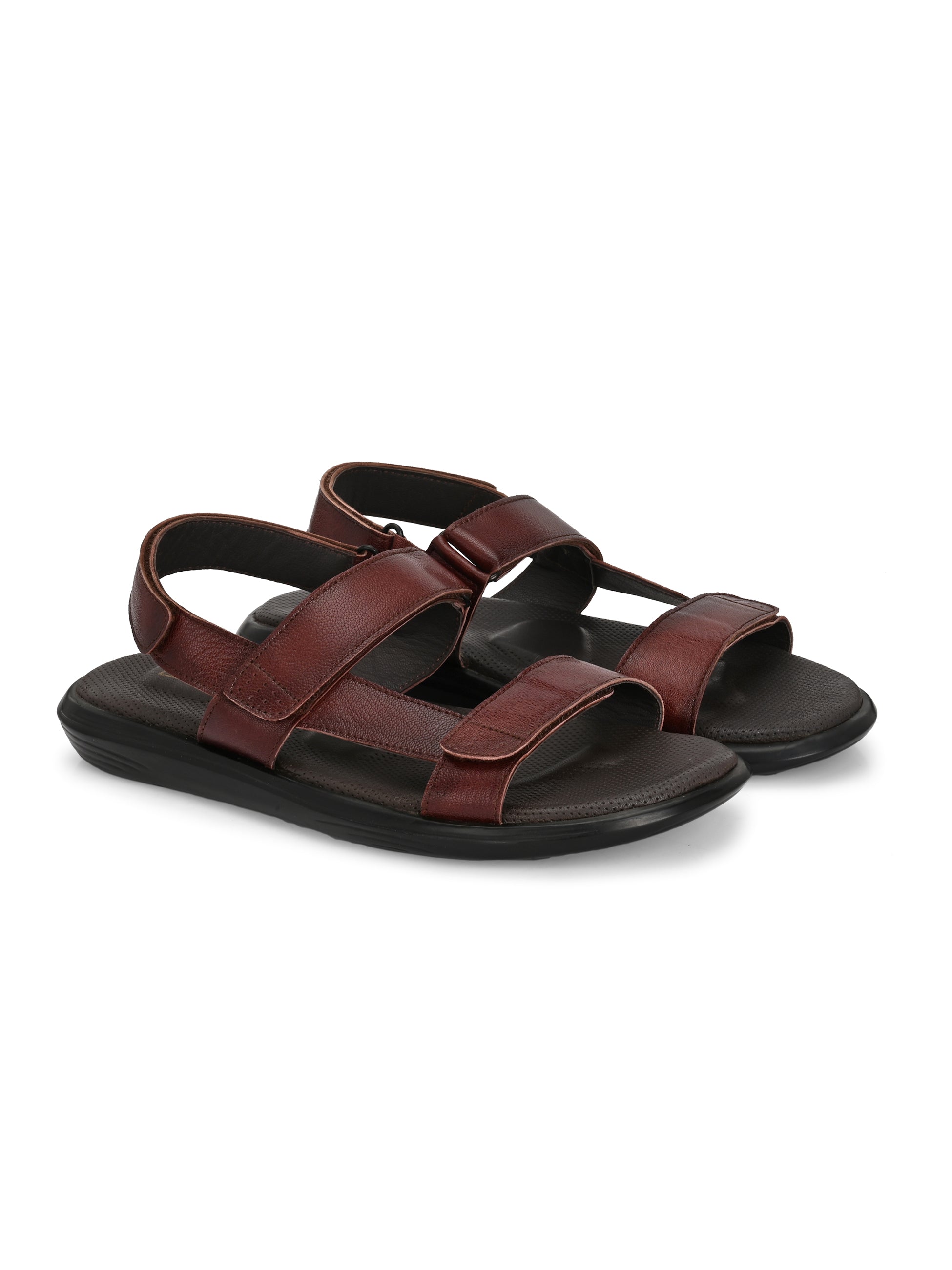 Egoss Leather Sandals For Men