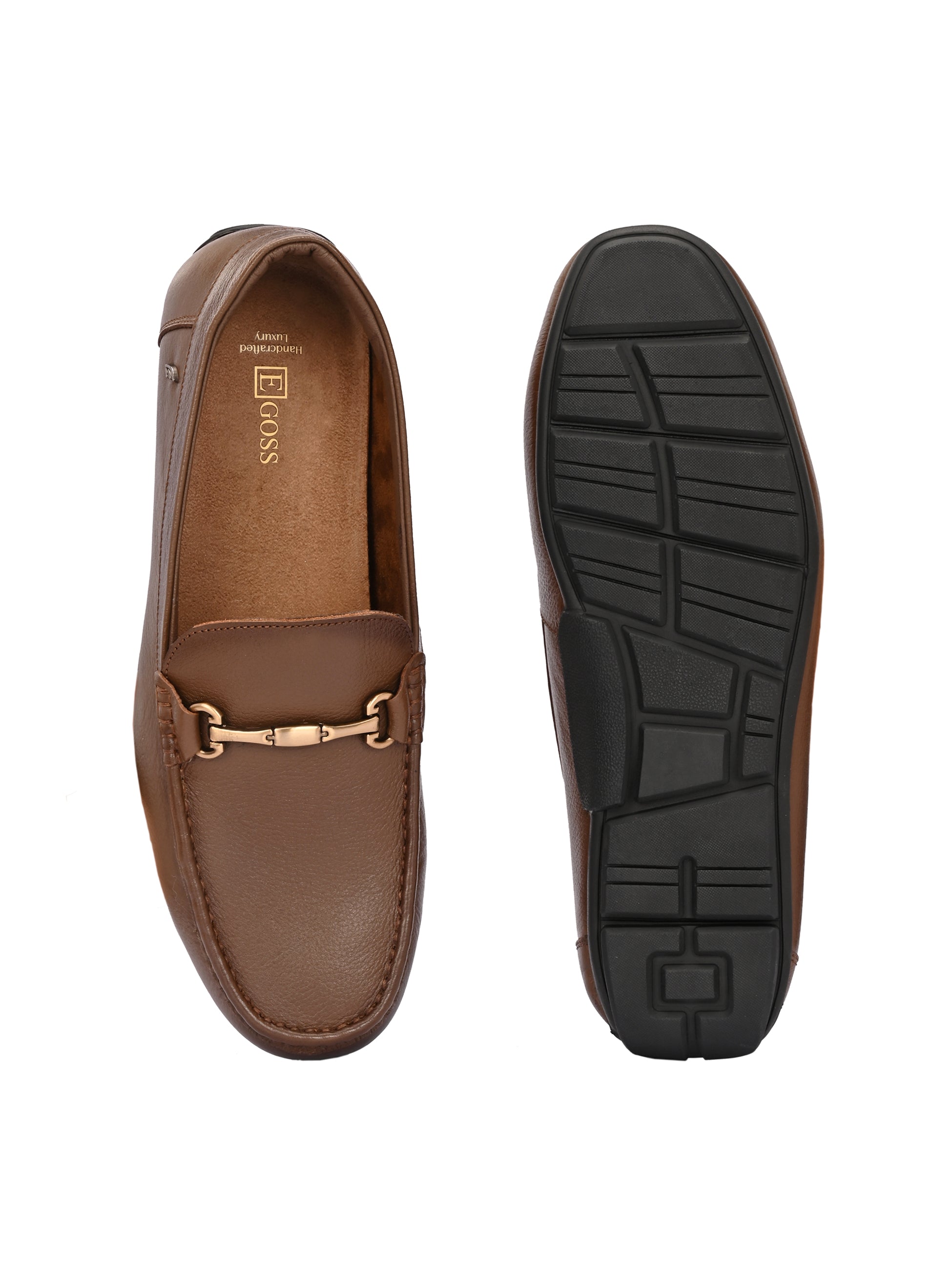 Egoss Buckled Casual Loafers For Men