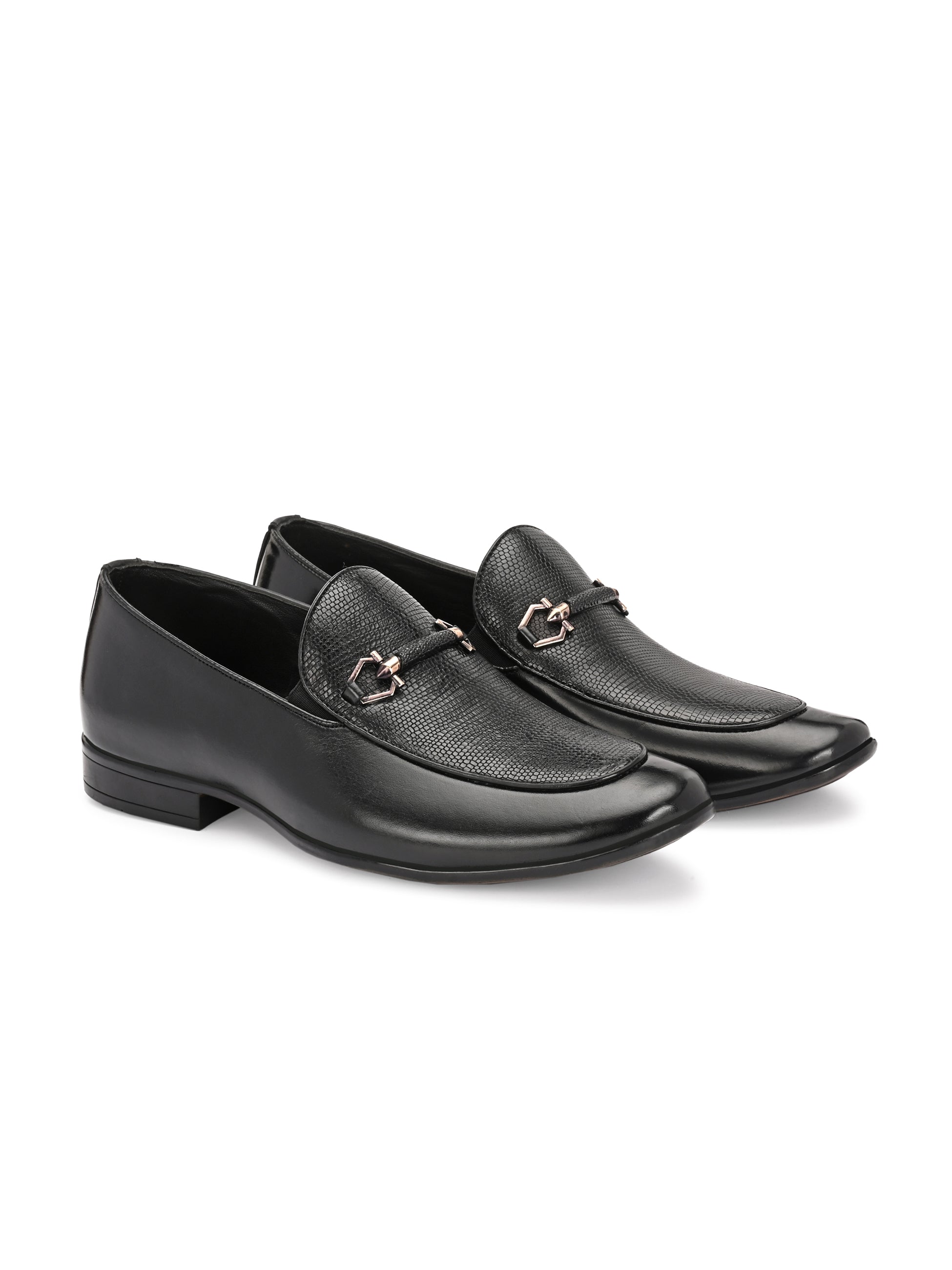 Egoss Buckled Formal Loafers For Men | Buckle Formal Shoes