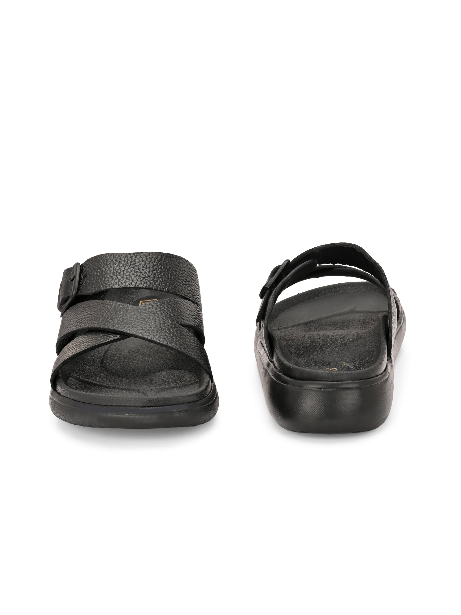 Comet Leather Slippers by Aspeerio
