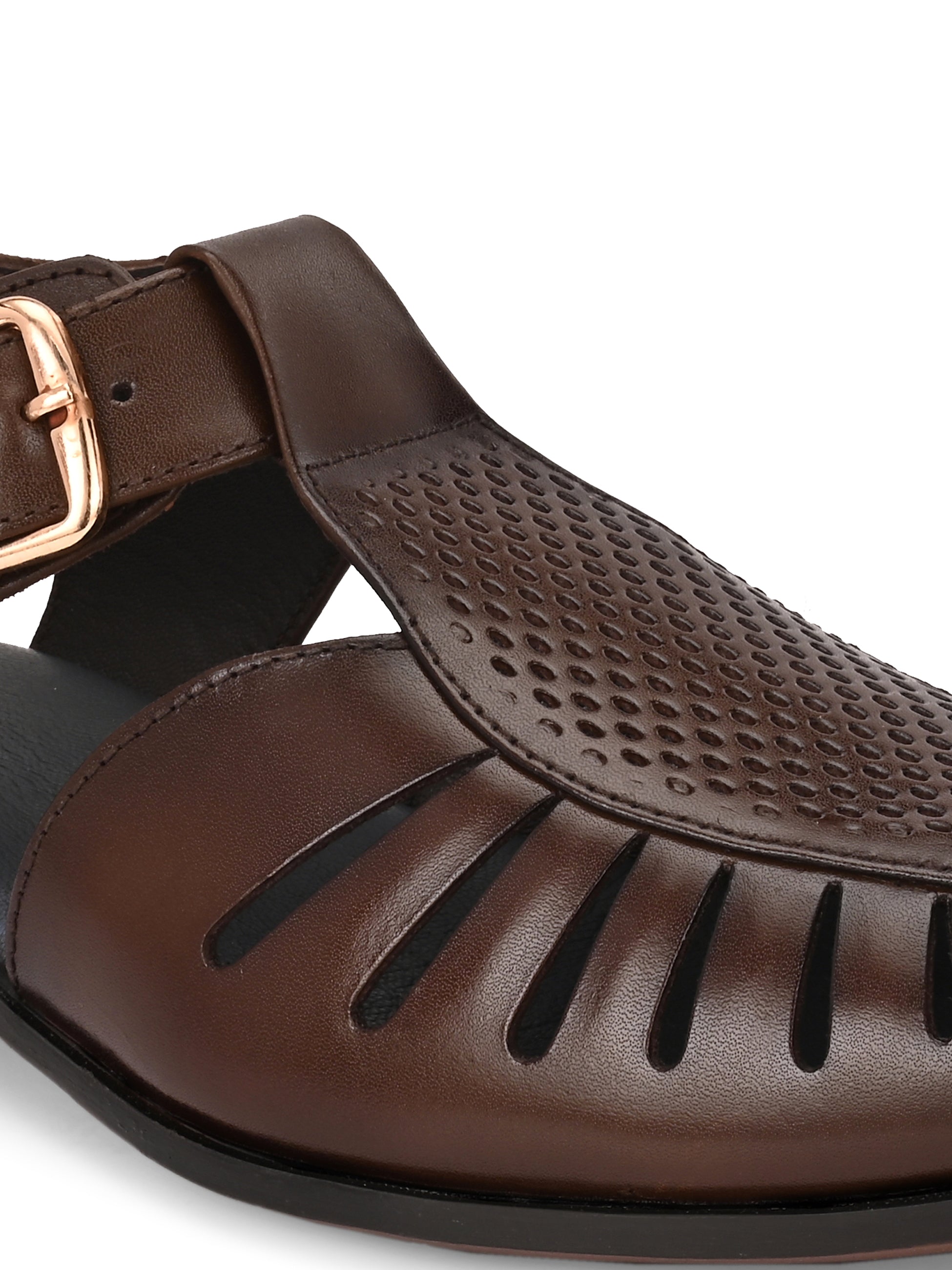 Egoss Gold Peshawari Sandals For Men