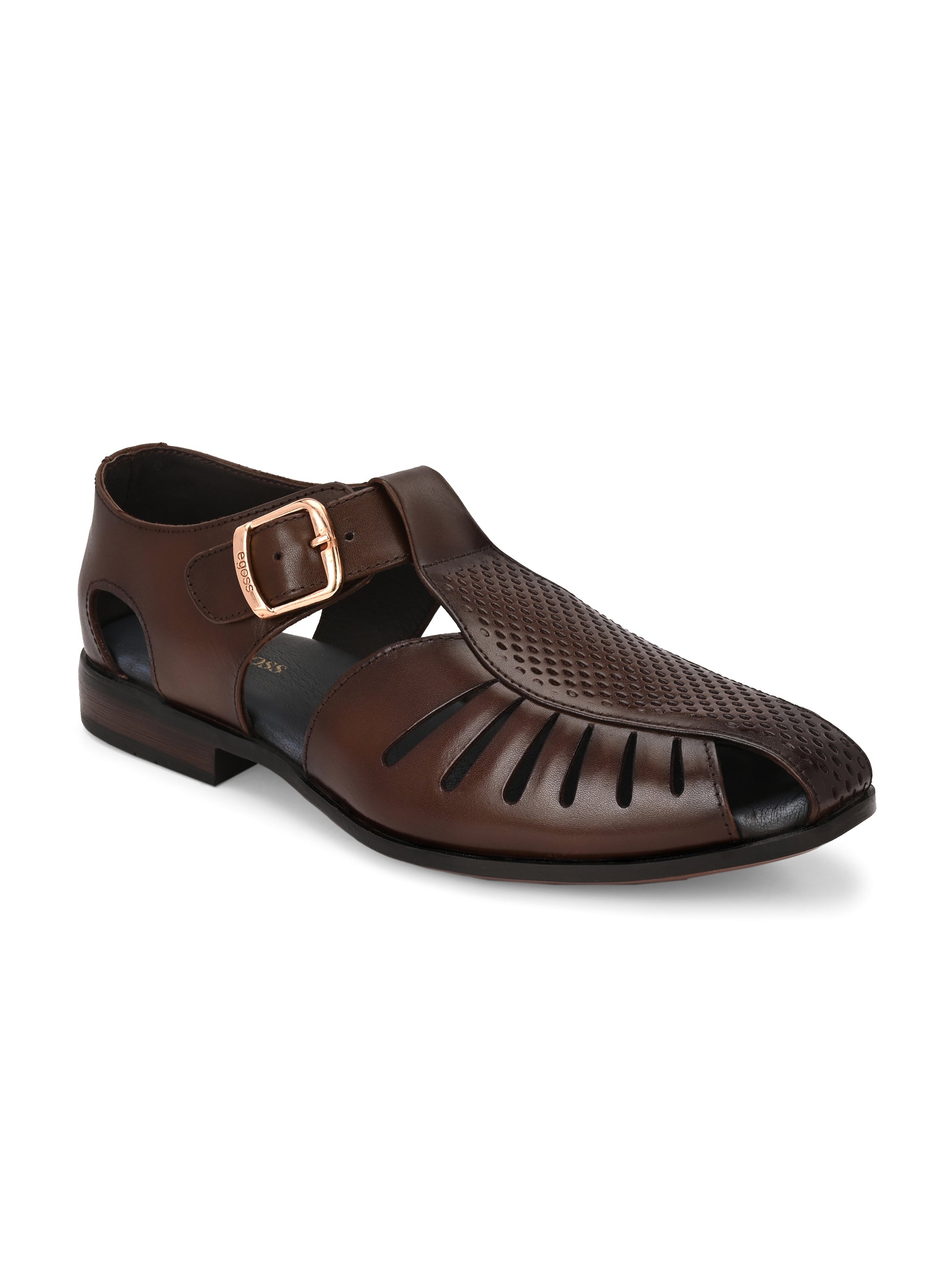 Egoss Gold Peshawari Sandals For Men