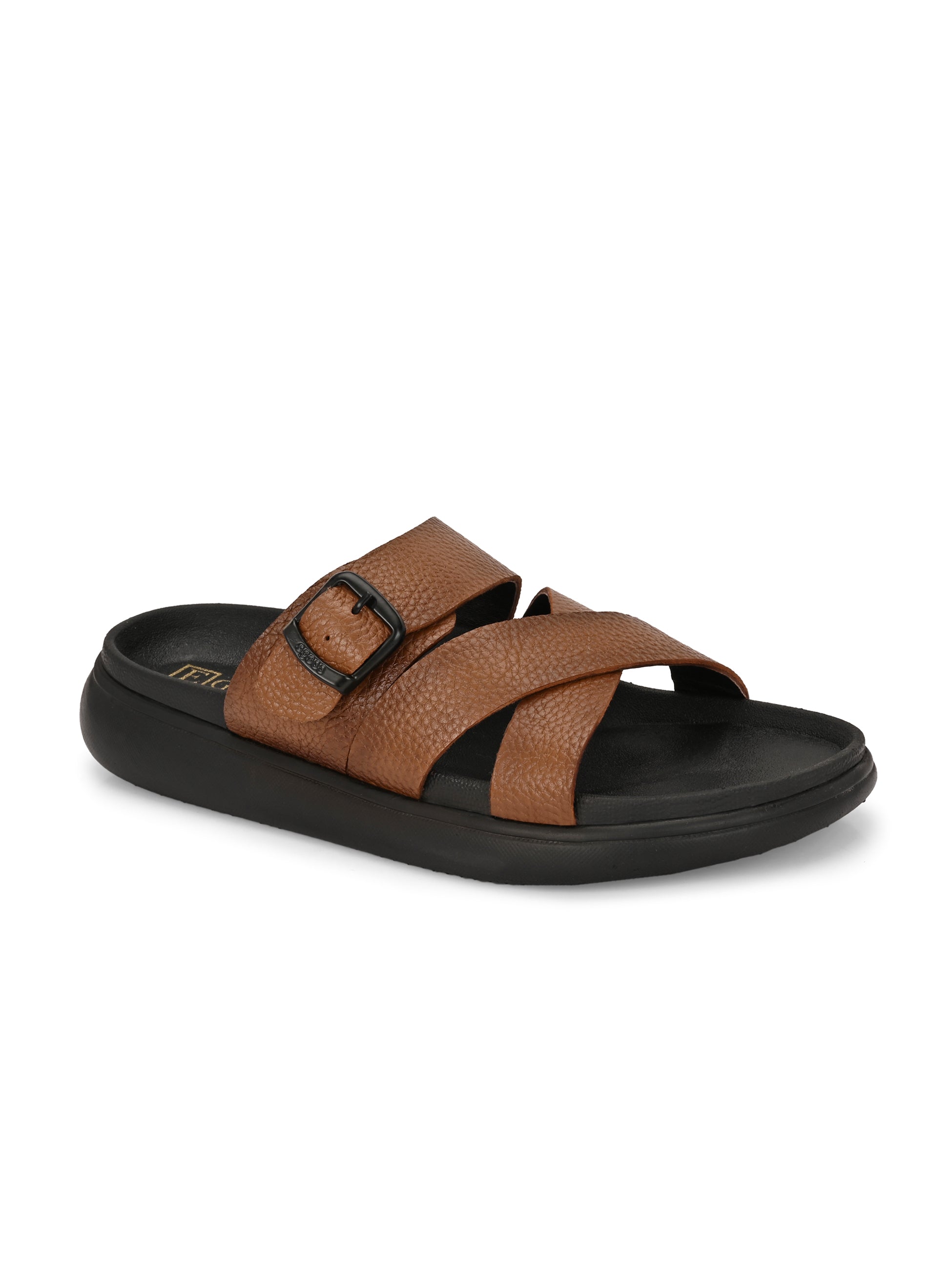 Comet Leather Slippers by Aspeerio