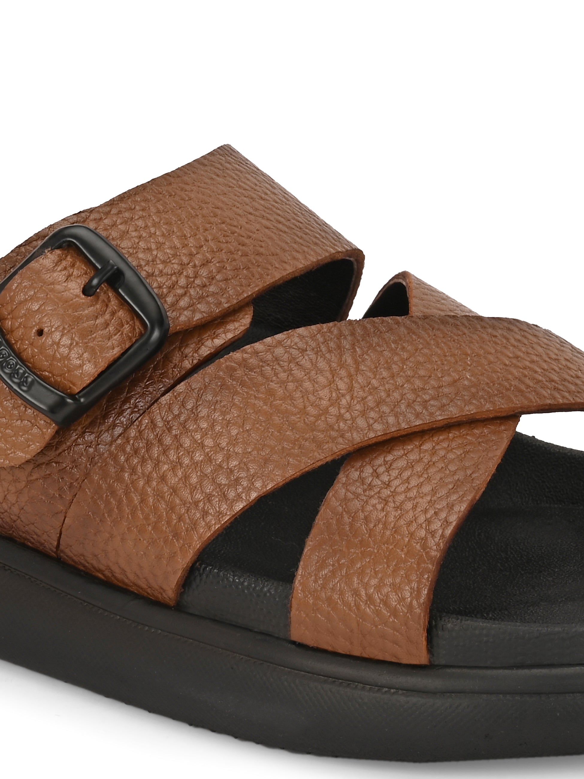 Comet Leather Slippers by Aspeerio