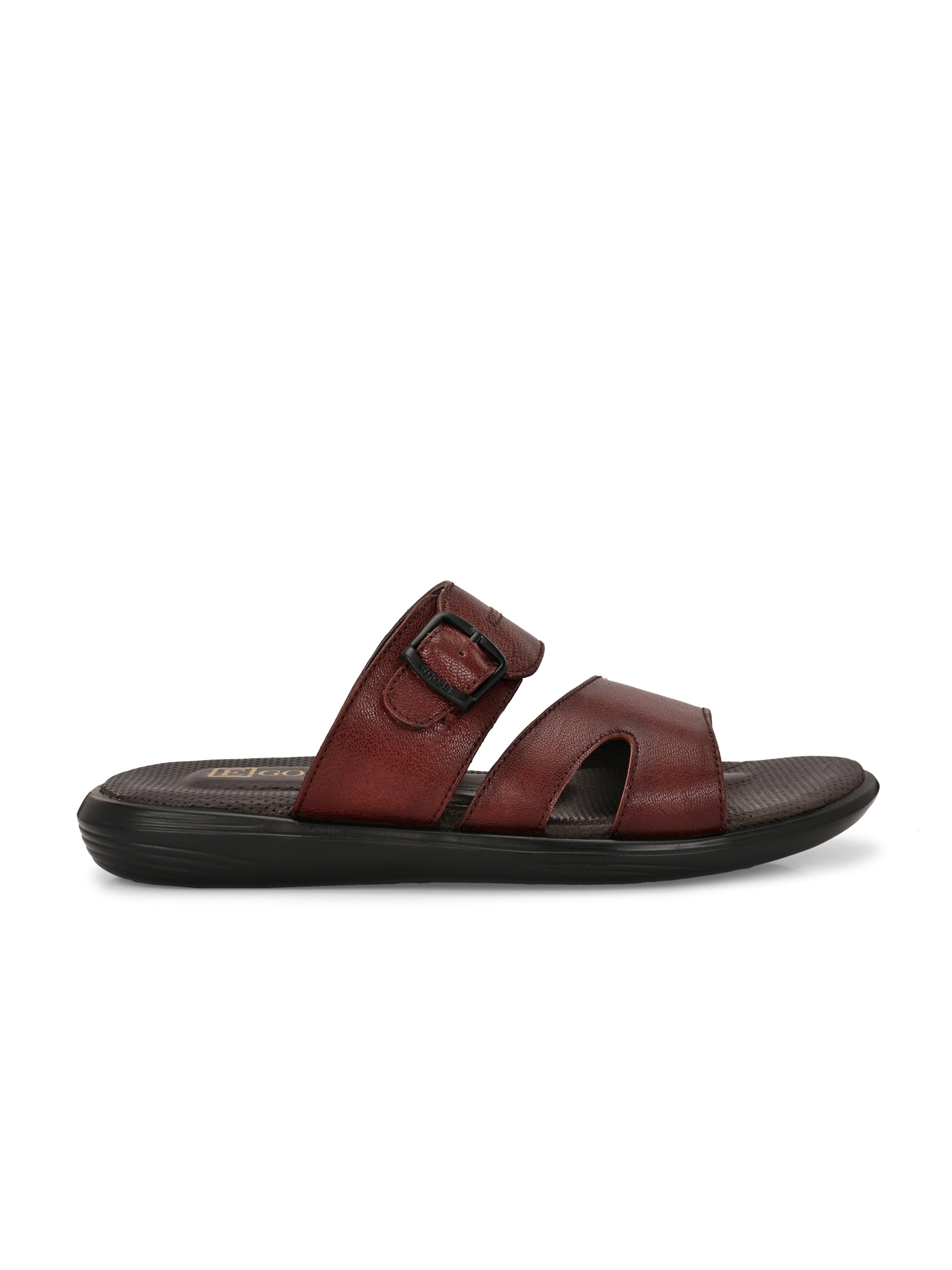 Egoss Leather Slippers For Men