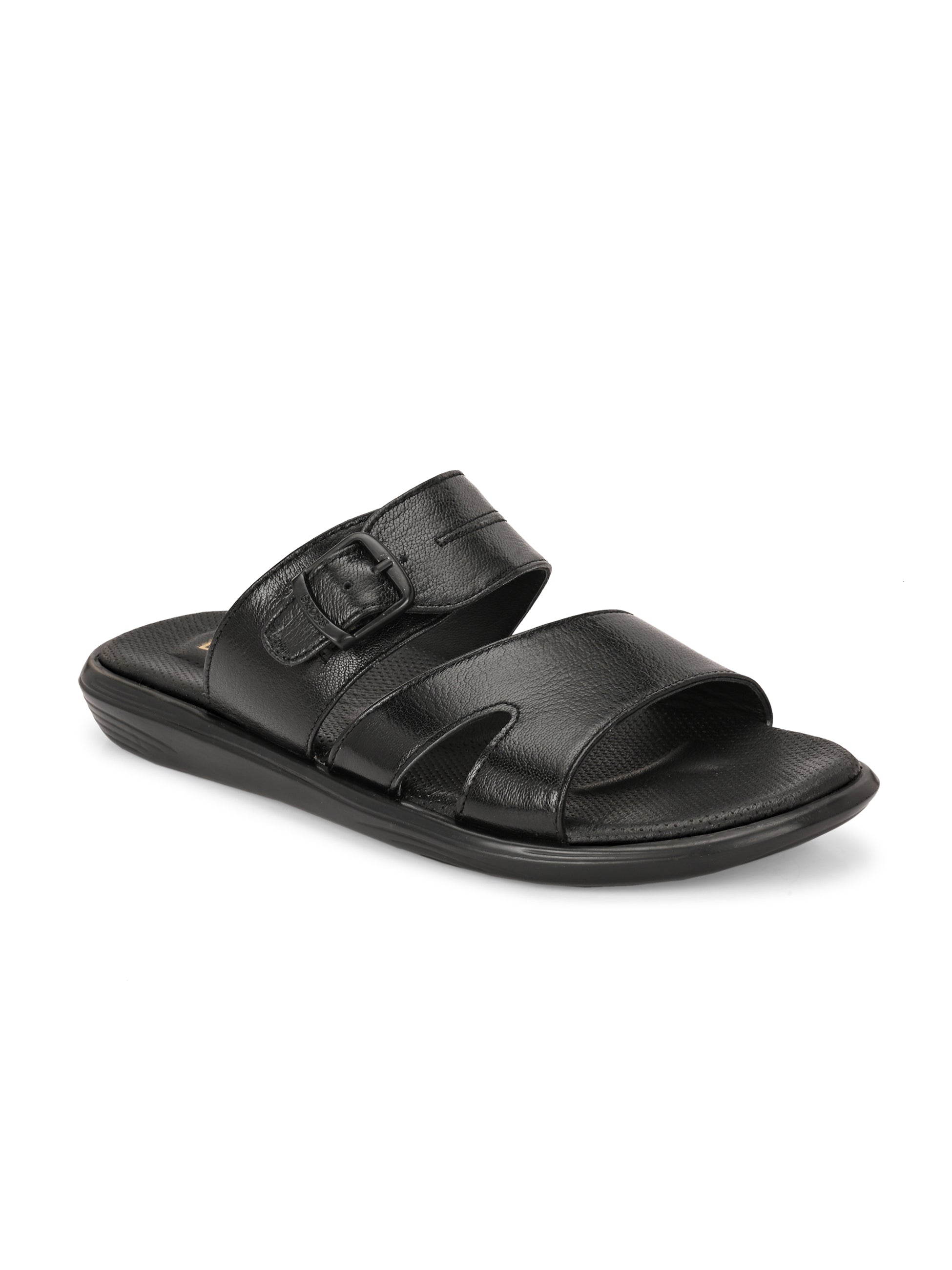 Egoss Leather Slippers For Men