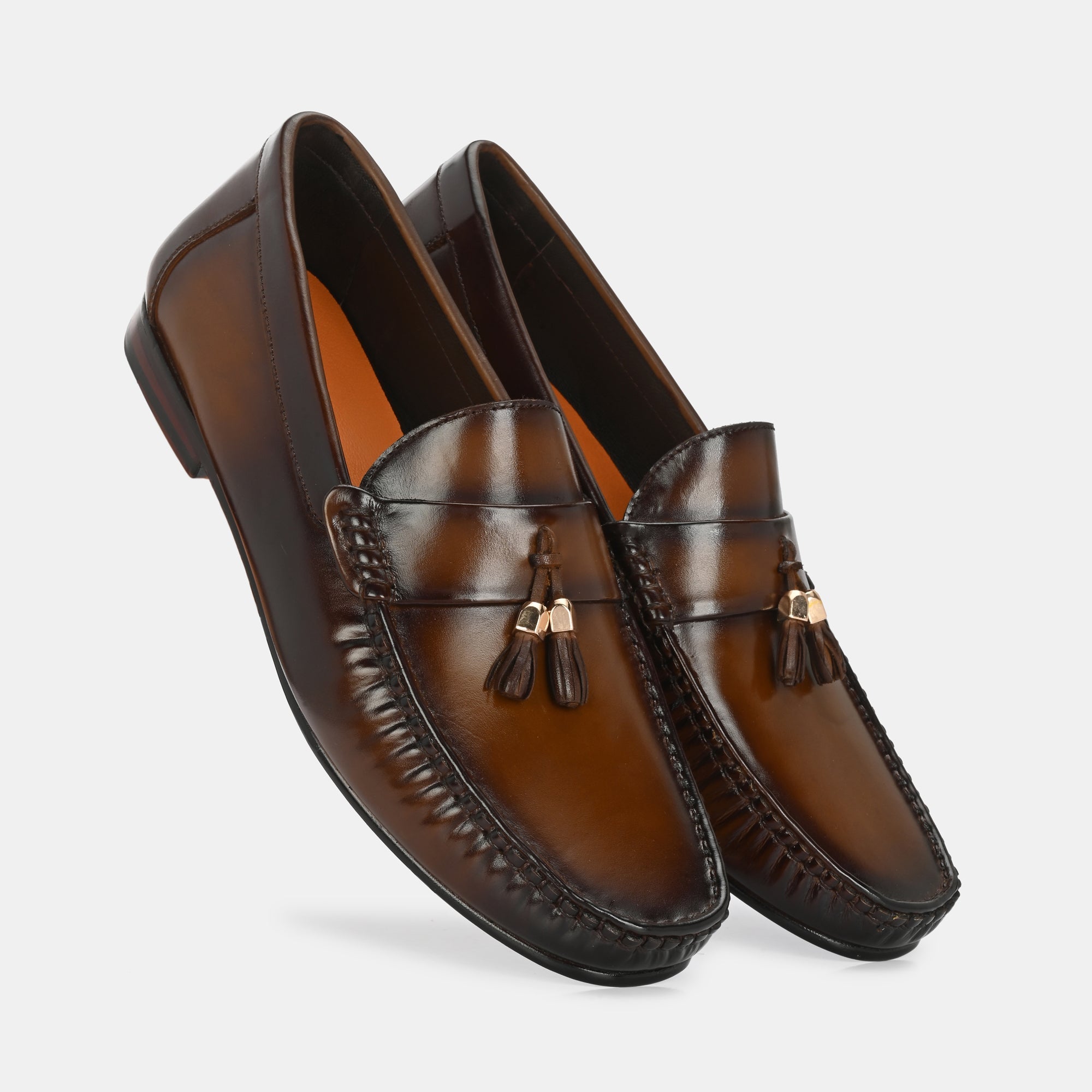 Black Tassel Loafers by Lafattio