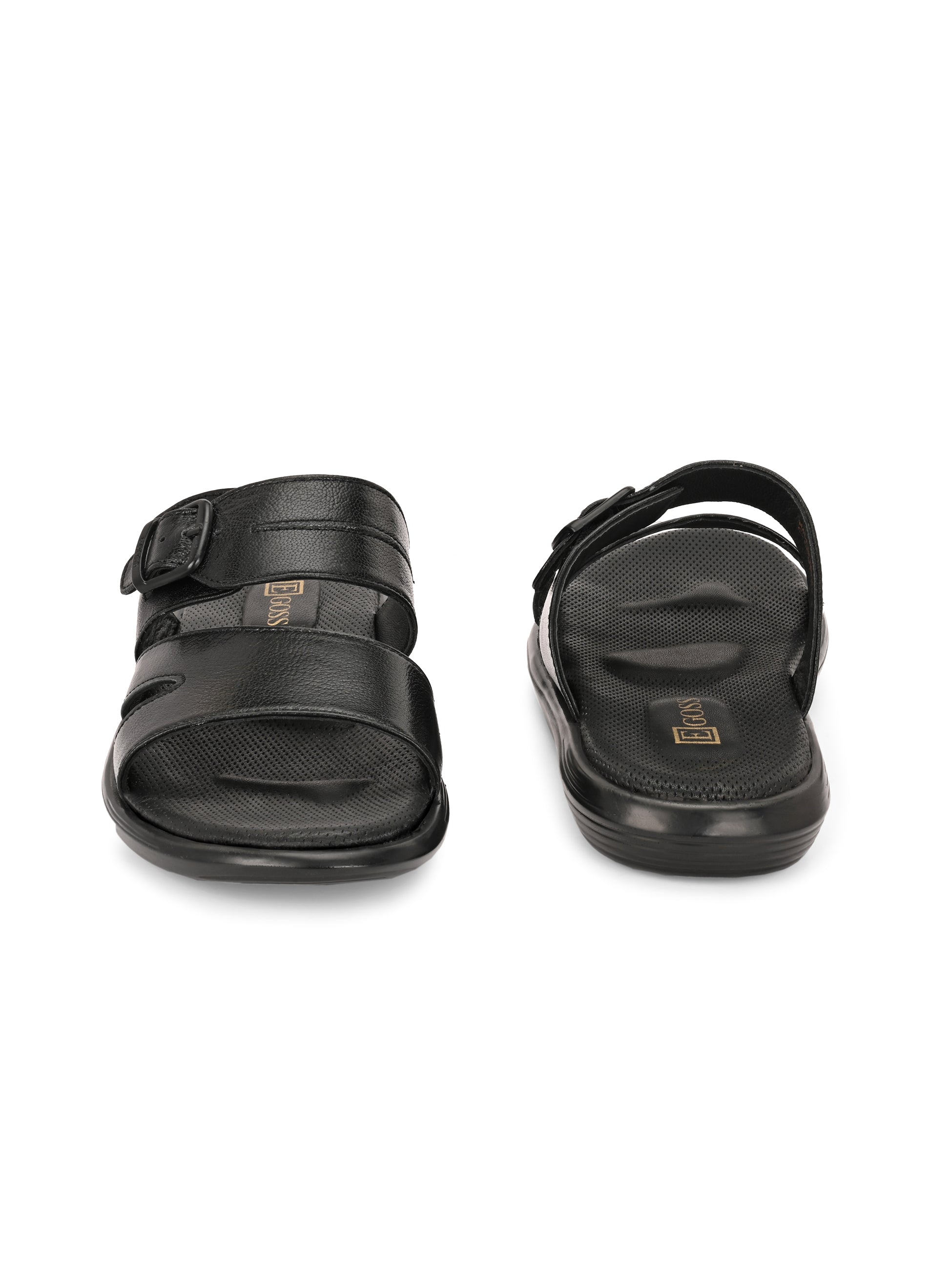 Egoss Leather Slippers For Men