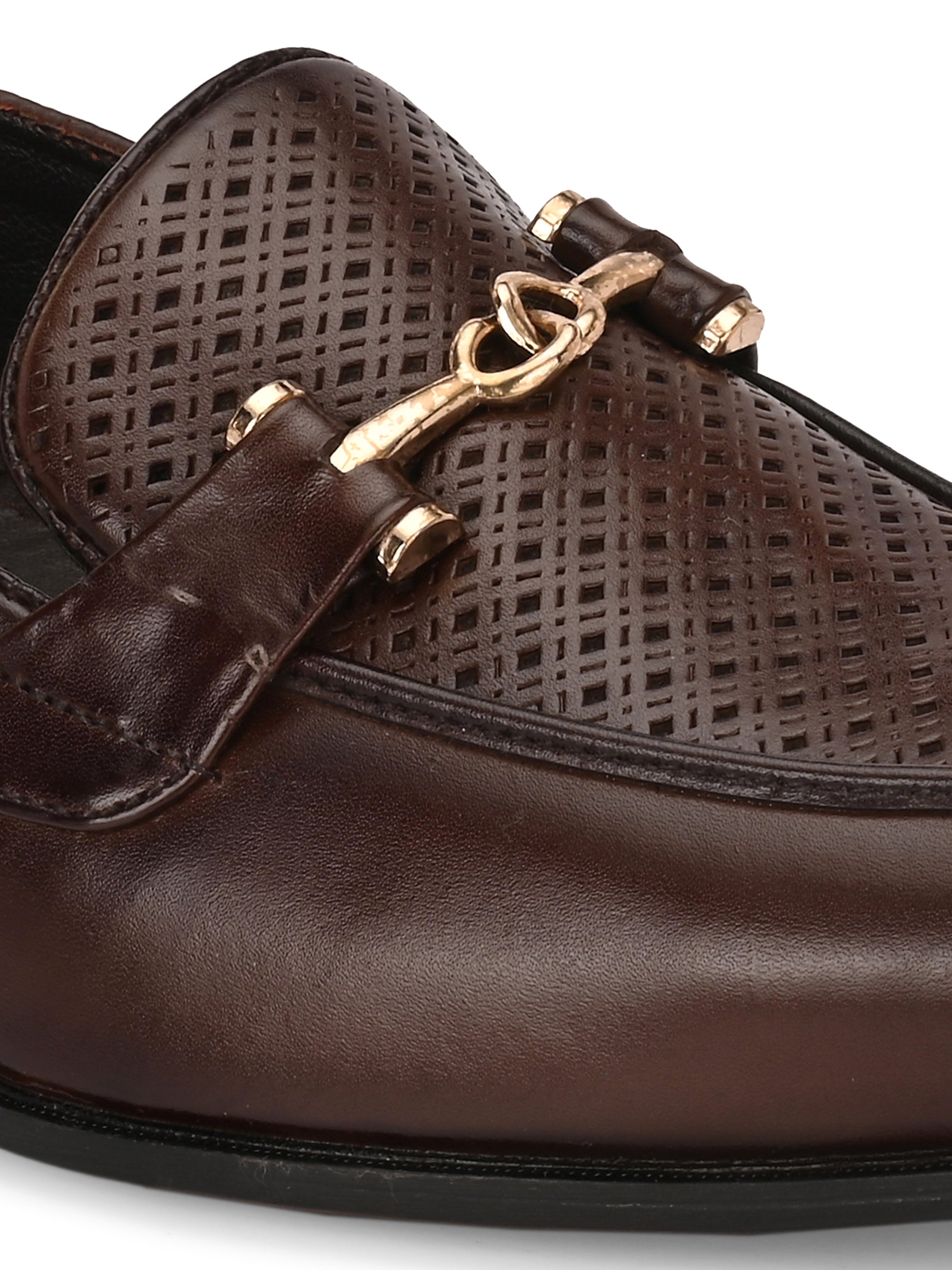 Buckled Formal Loafers For Men by Egoss