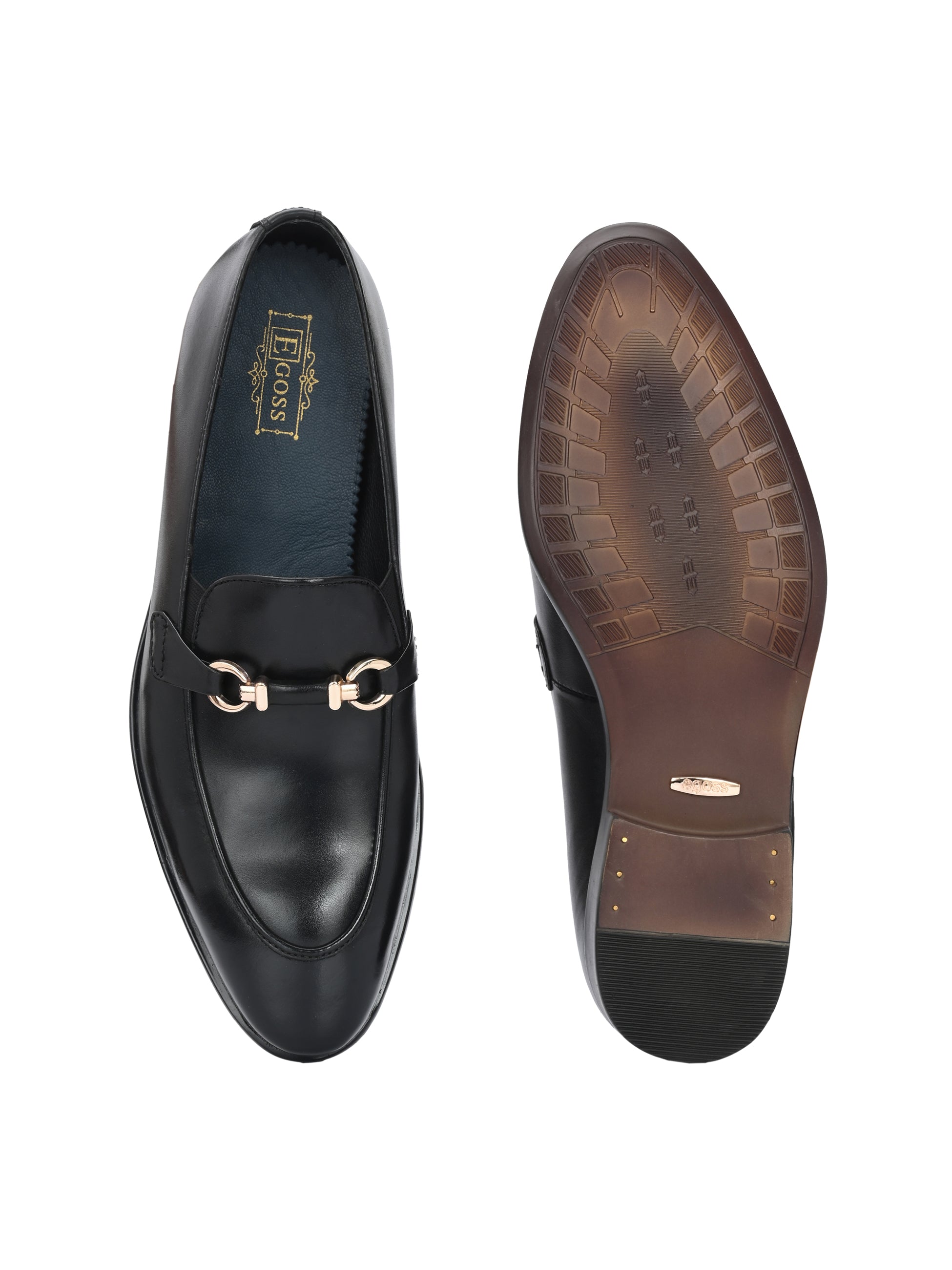 Egoss Platinum Loafers For Men