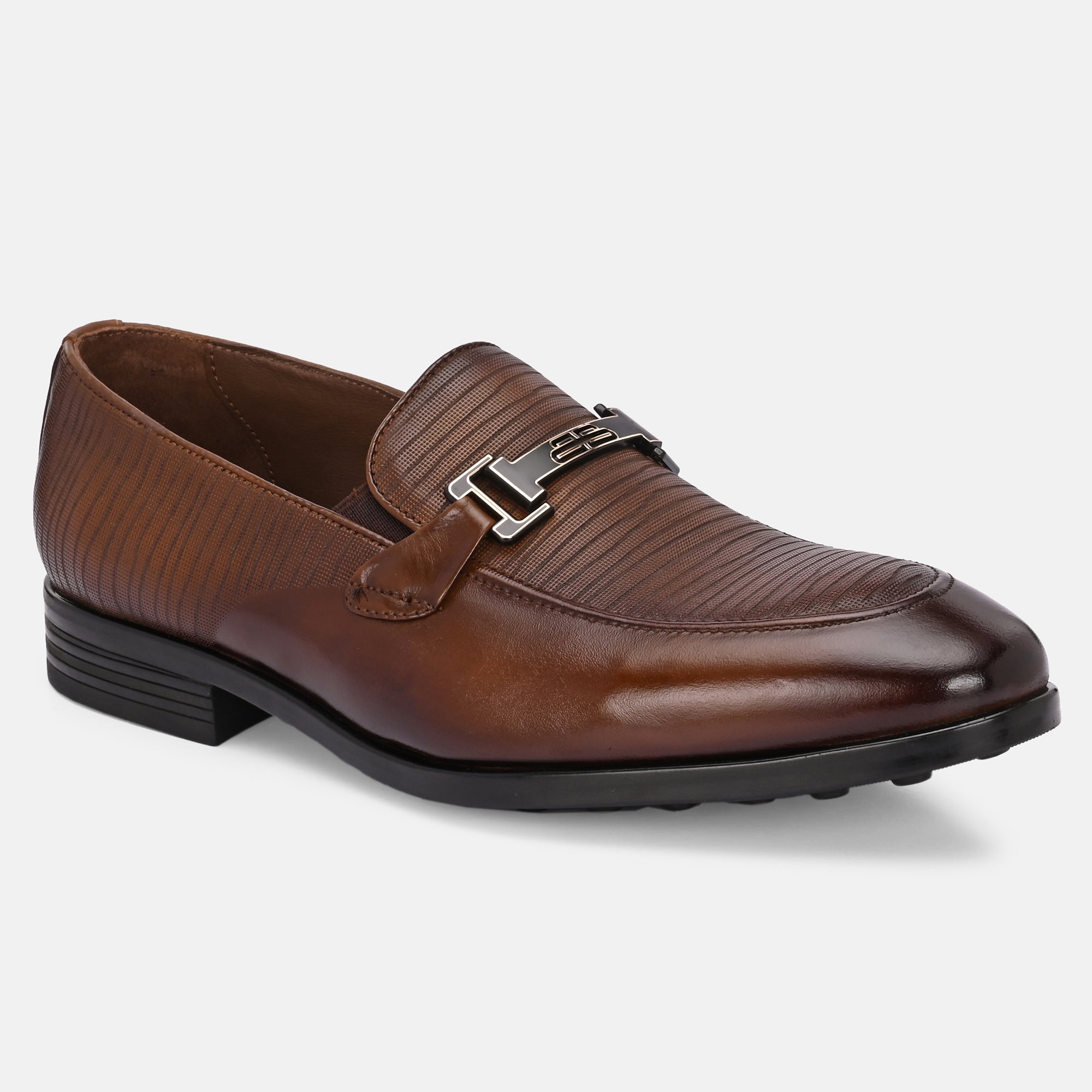 Buckled Party Loafers by Lafattio