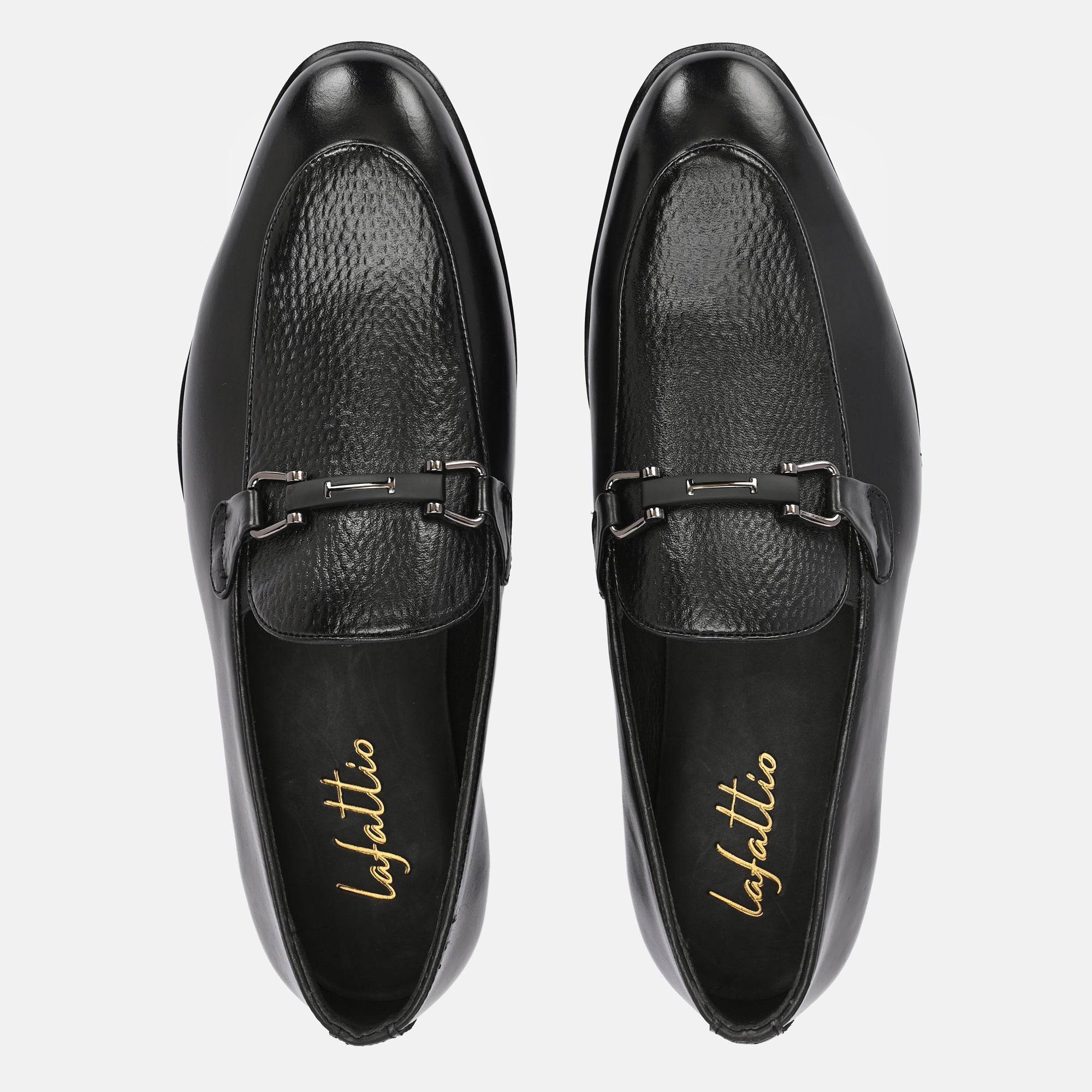 Buckled Party Loafers by Lafattio