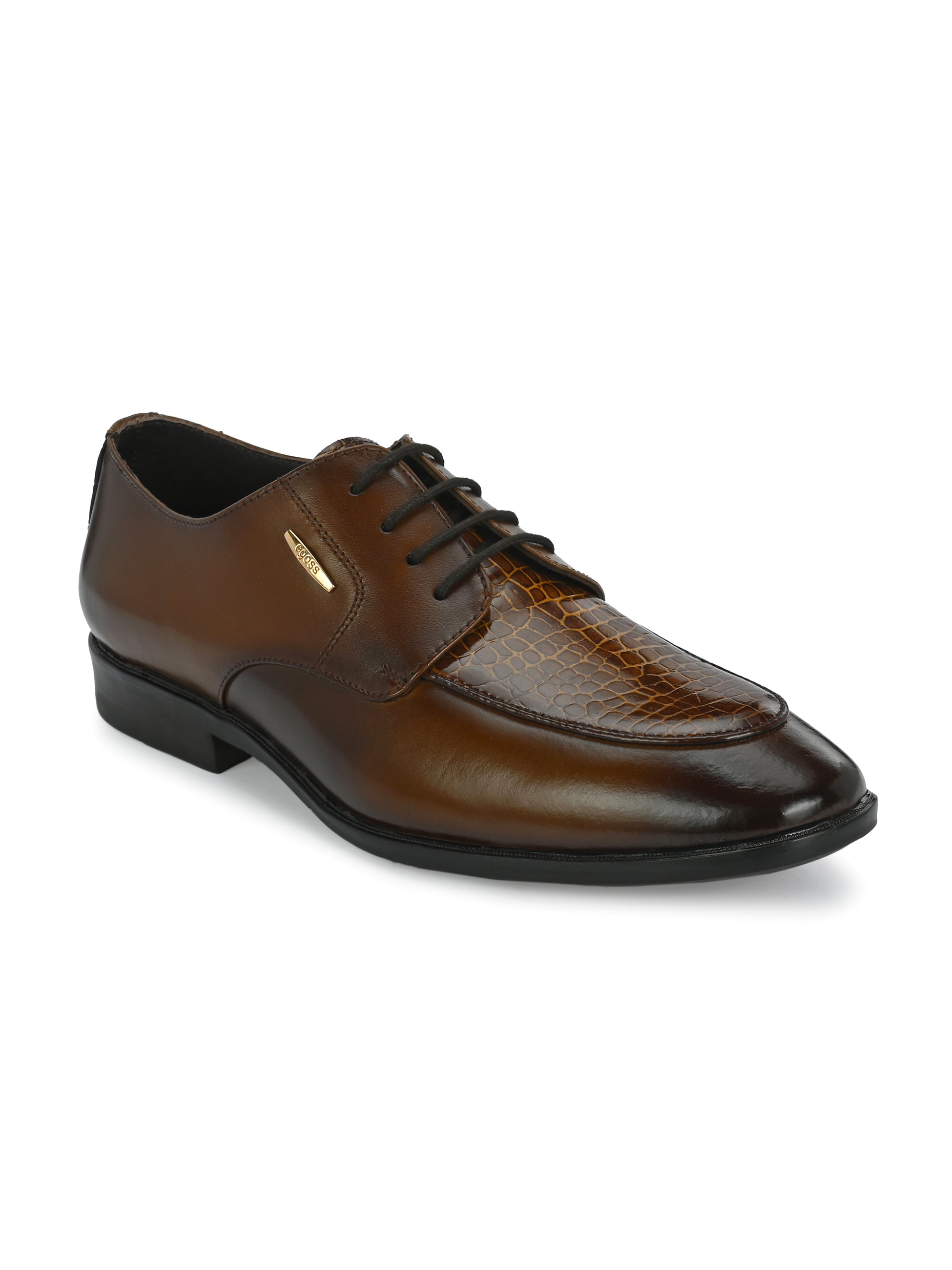 Egoss Platinum Lace-Up Shoes For Men