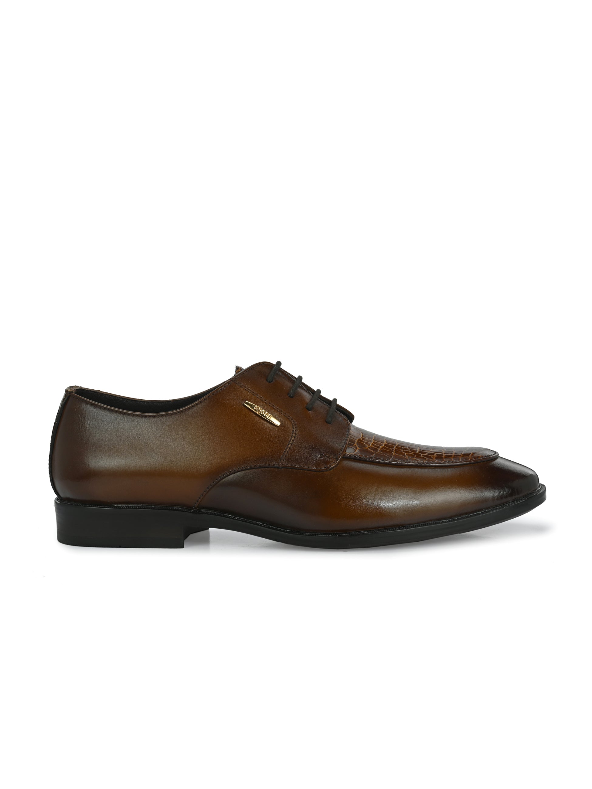 Egoss Platinum Lace-Up Shoes For Men