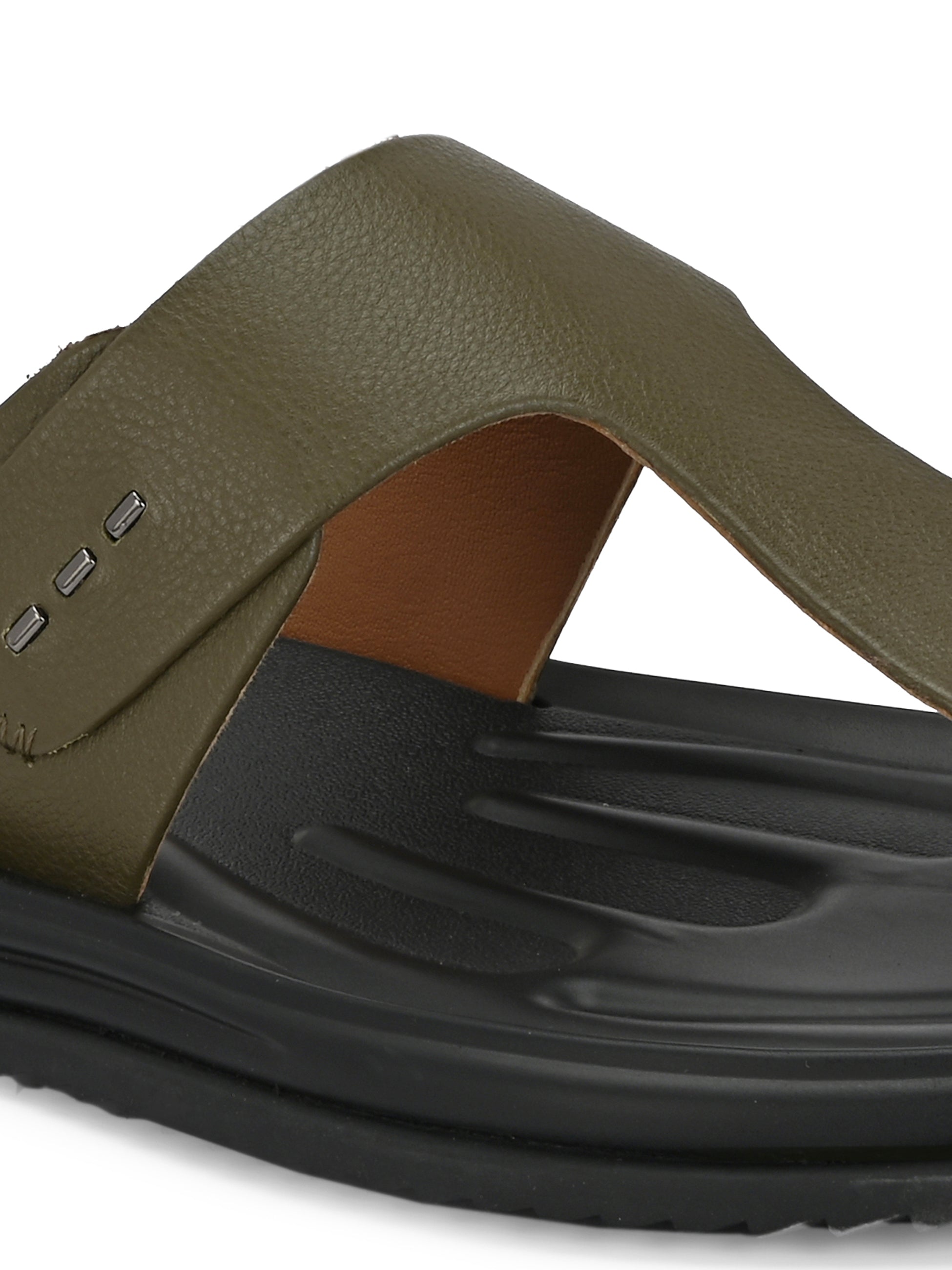 Comet Leather Slippers by Aspeerio
