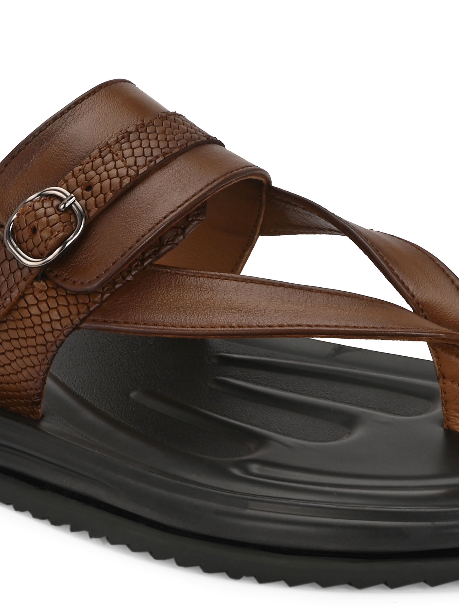 Comet Leather Slippers by Aspeerio