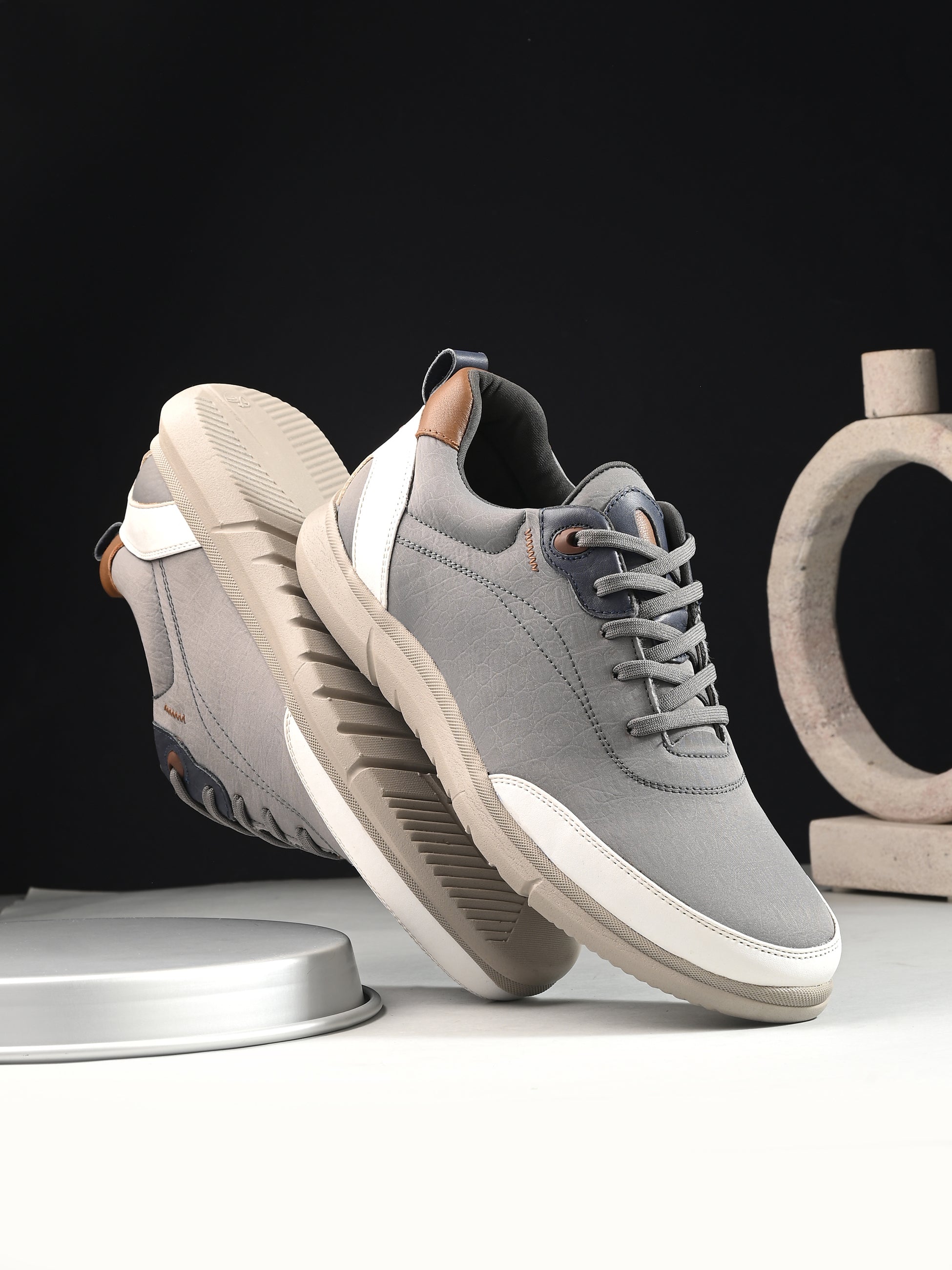 Moonwalk Lace-Up Sneakers by Aspeerio