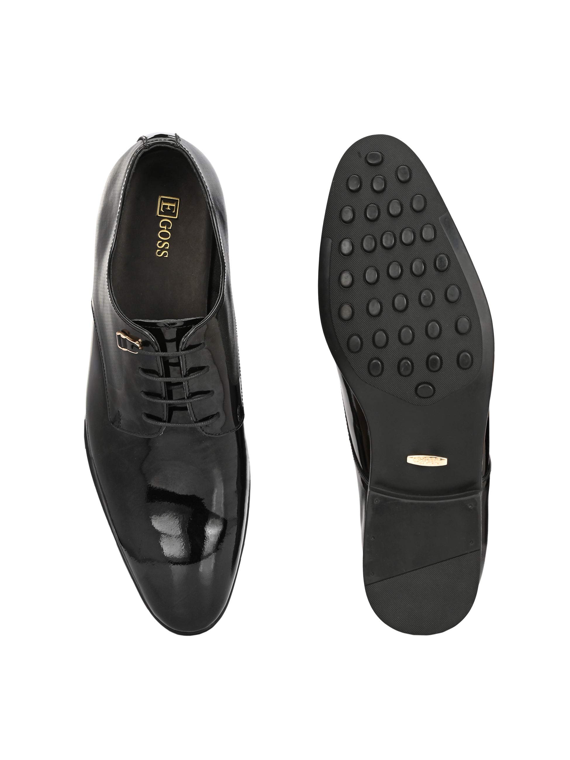 Egoss Platinum Lace-Up Shoes For Men