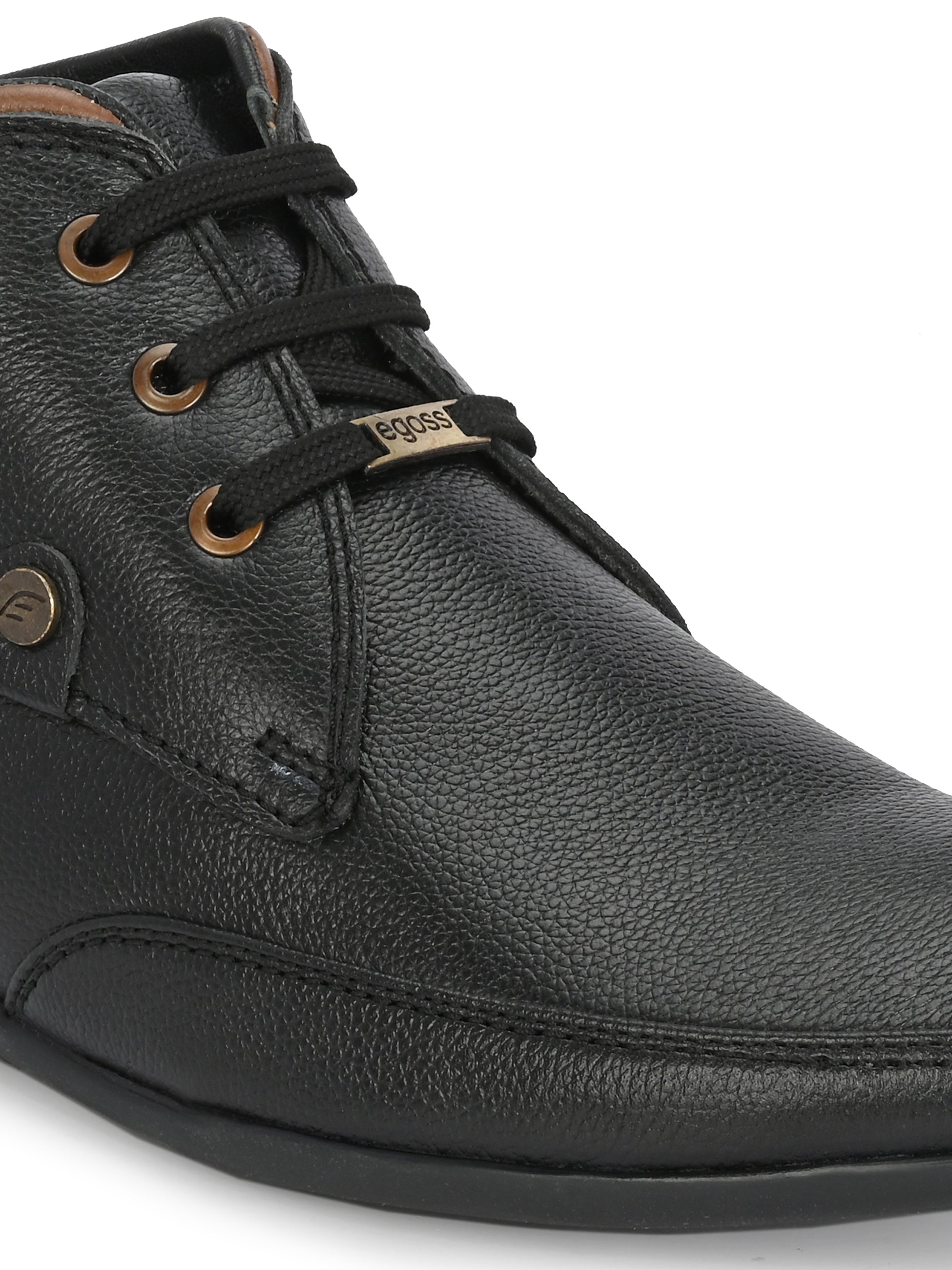 Egoss Leather Casual Boots For Men