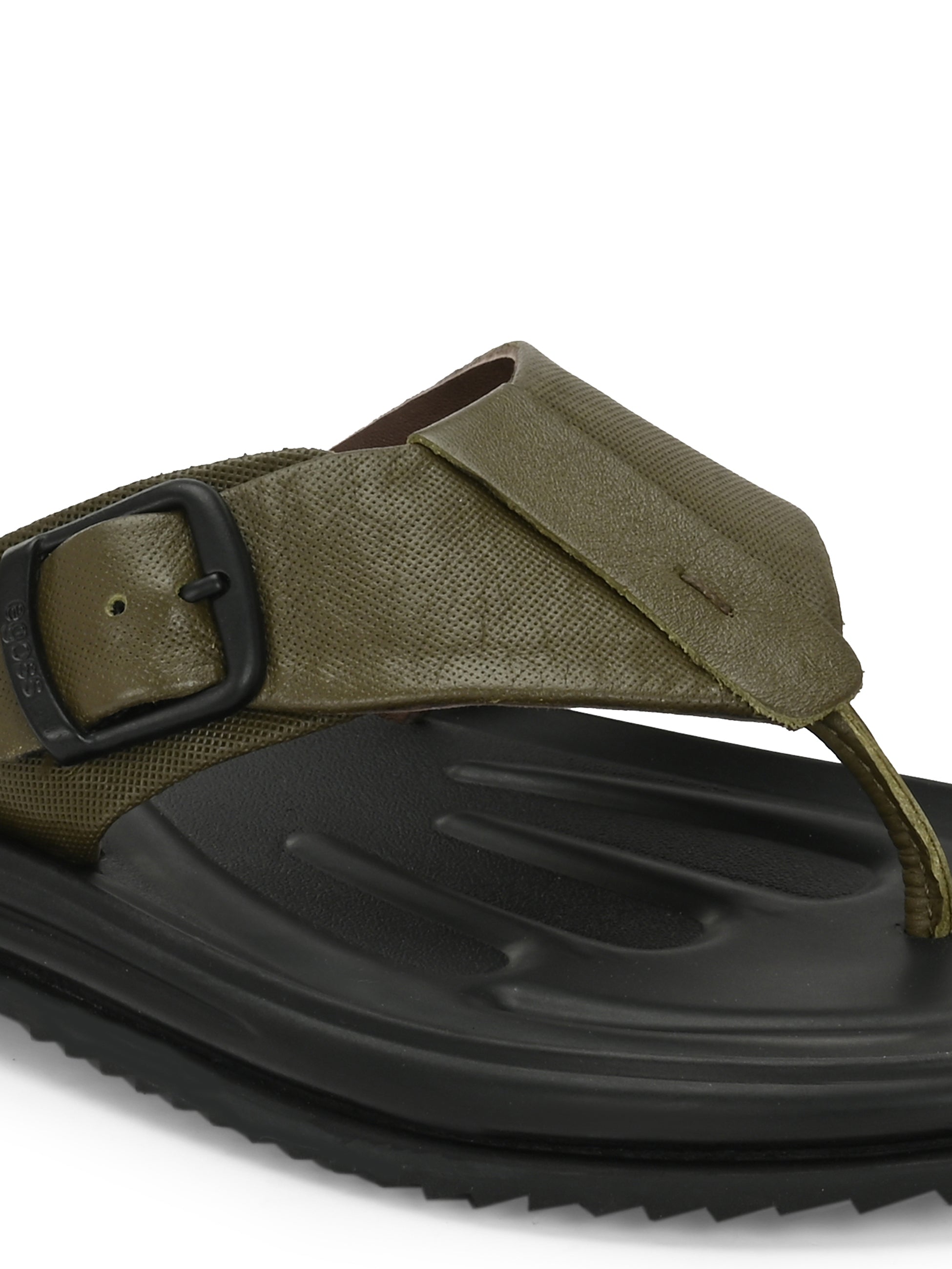 Comet Leather Slippers by Aspeerio