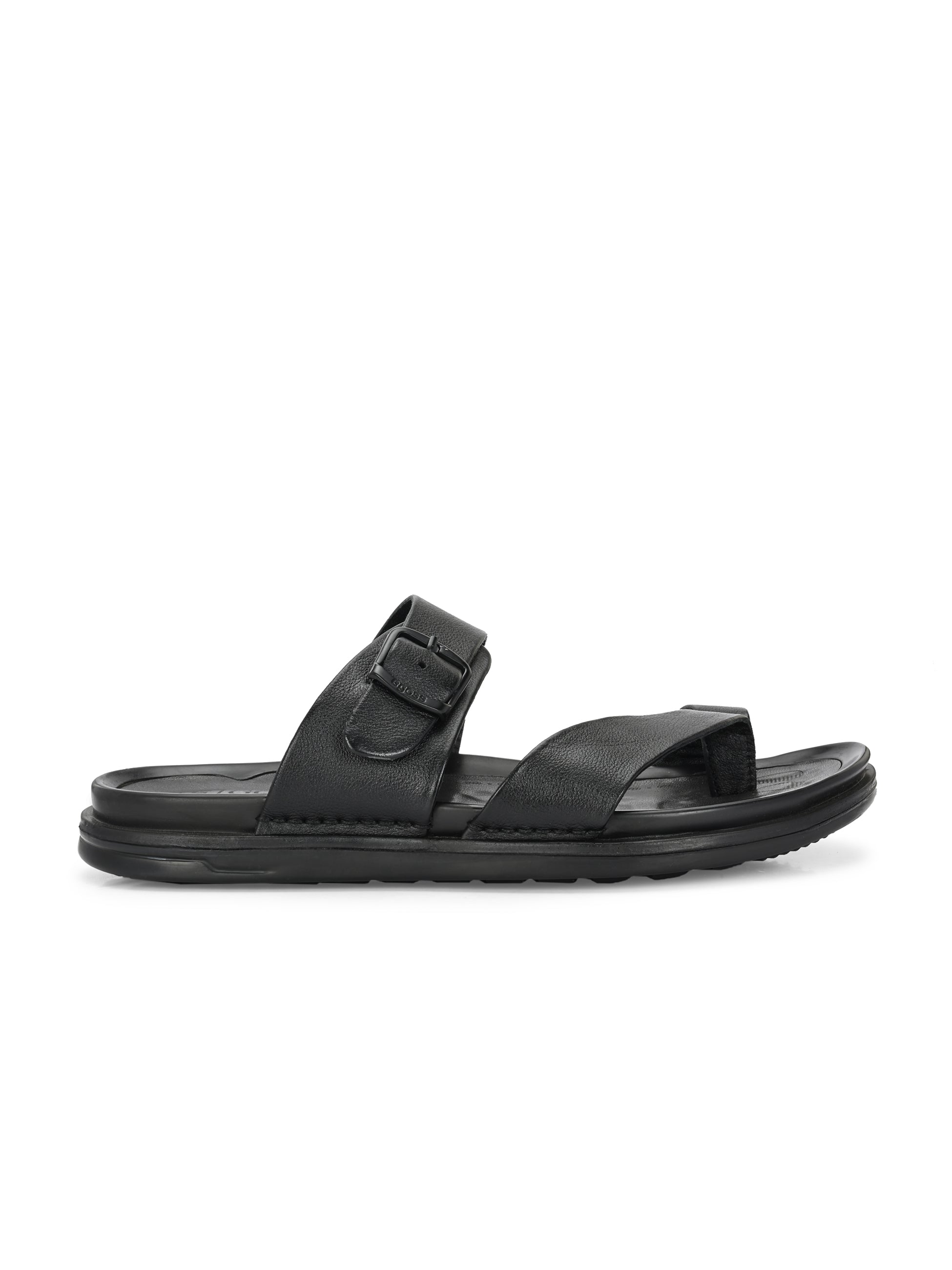 Egoss Leather Slippers For Men