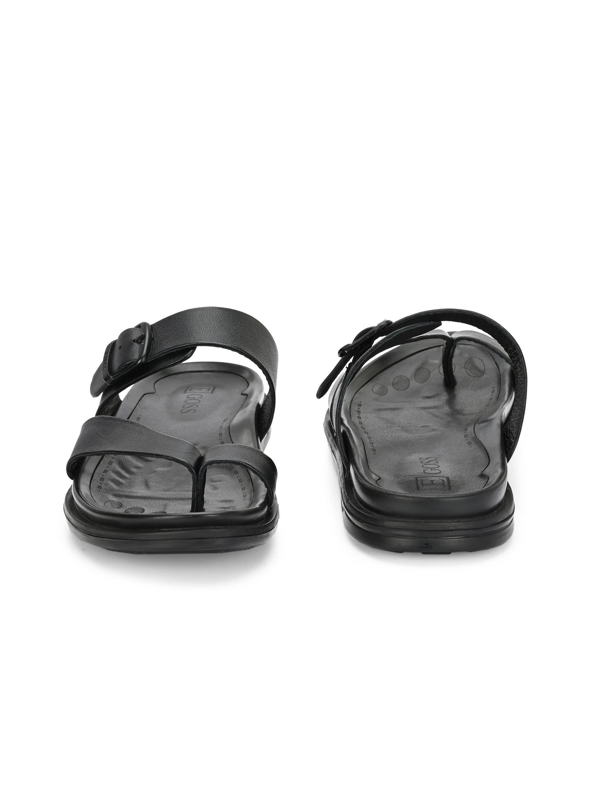 Egoss Leather Slippers For Men