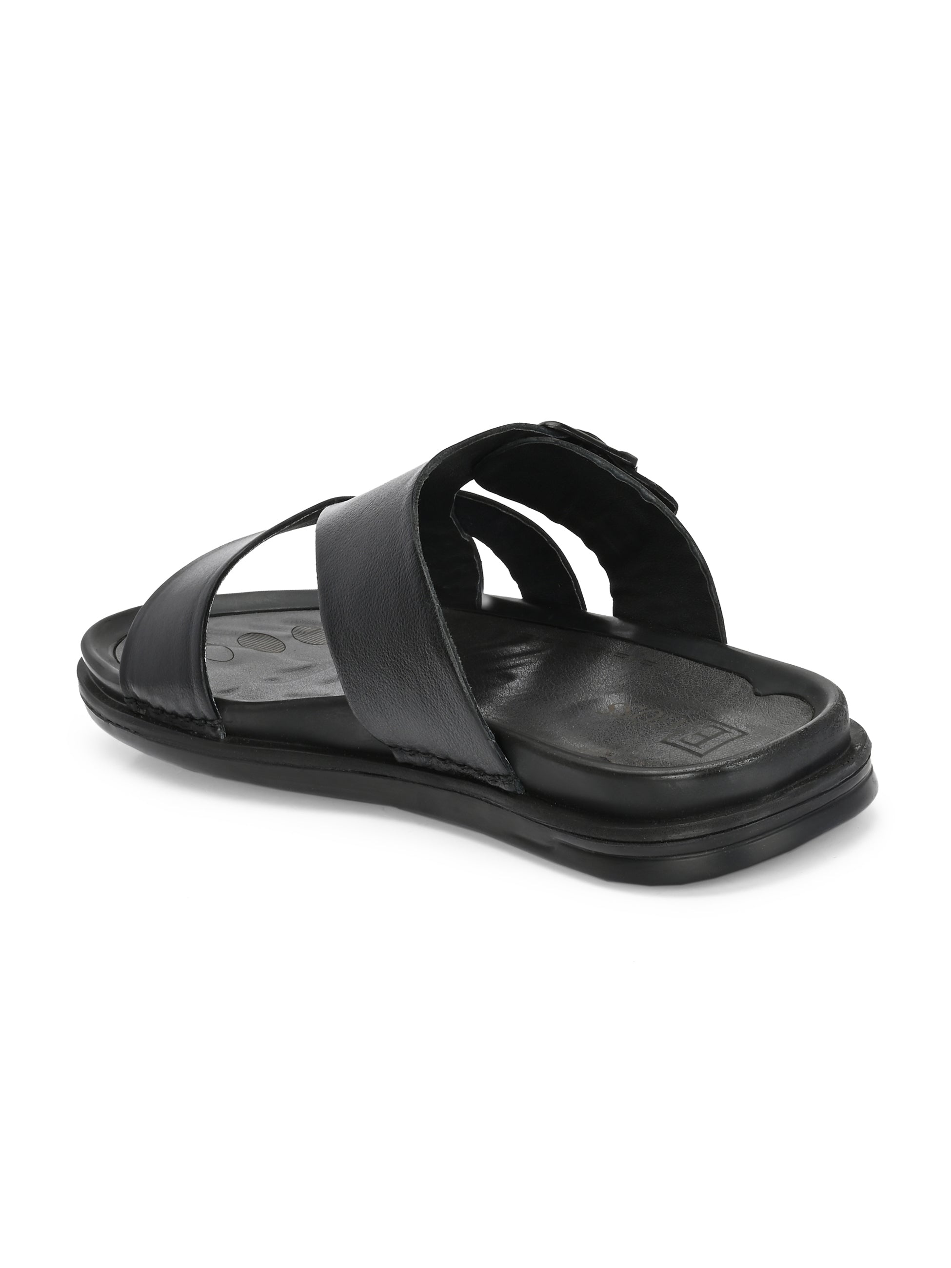 Egoss Leather Slippers For Men
