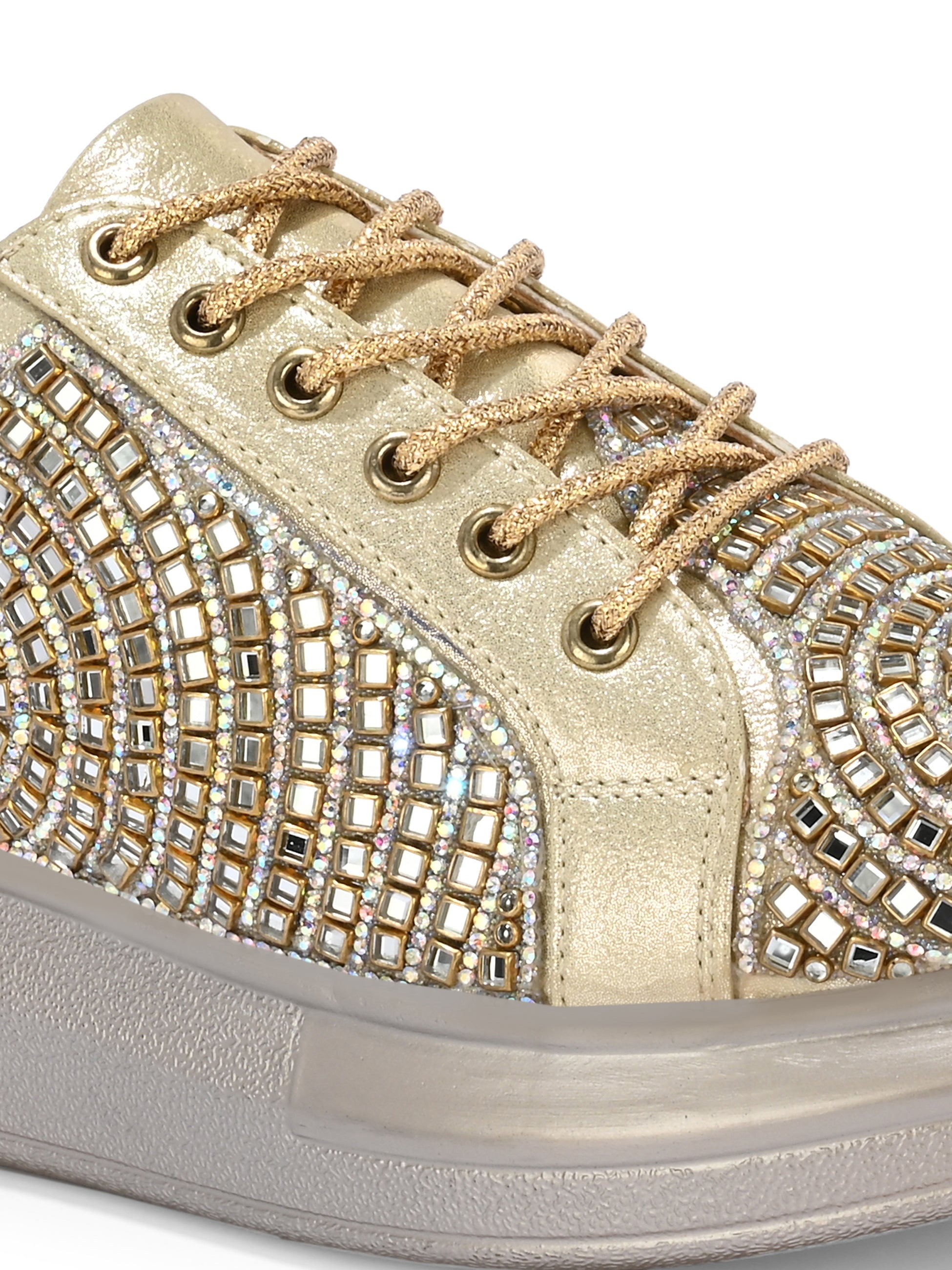 Crysta Bridal Sneakers For Women by Lady Boss ladybossbyegoss