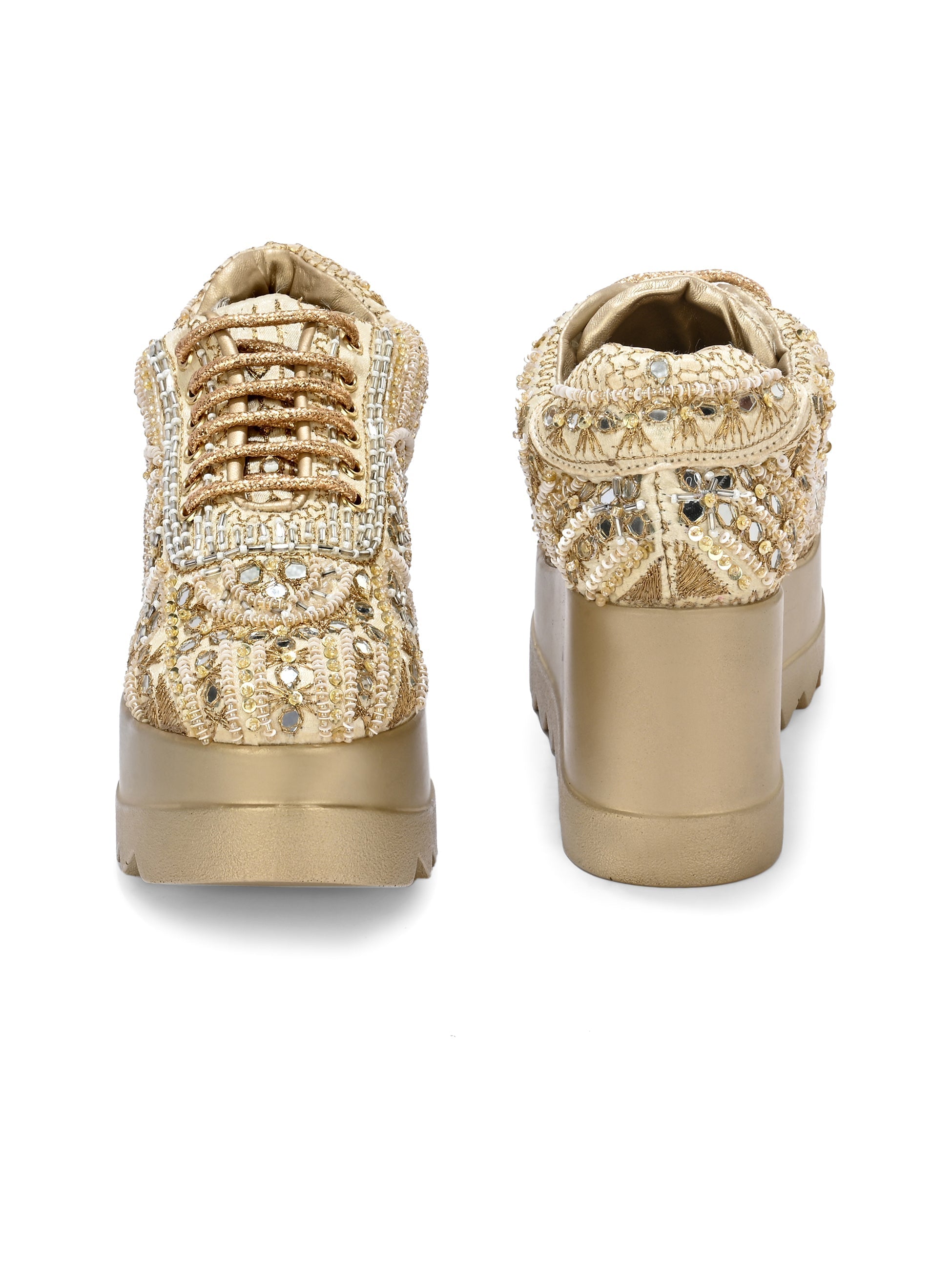 Crysta Bridal Sneakers For Women by Lady Boss ladybossbyegoss