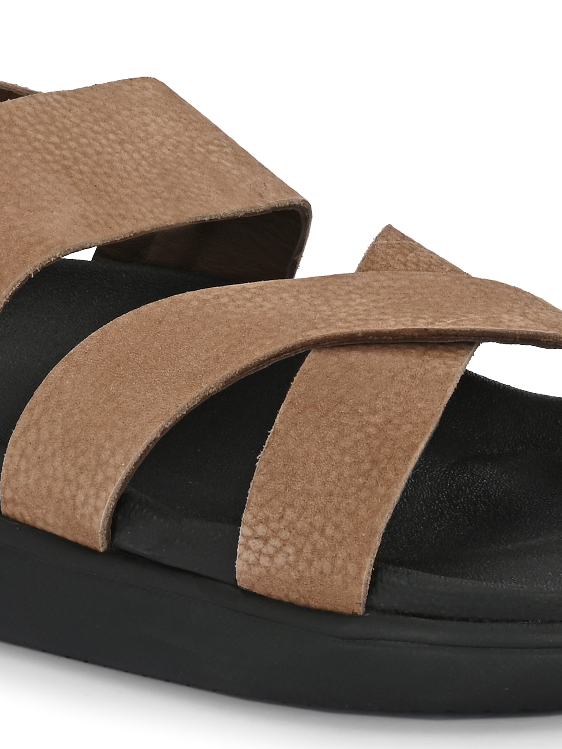 Comet Leather Sandals by Aspeerio