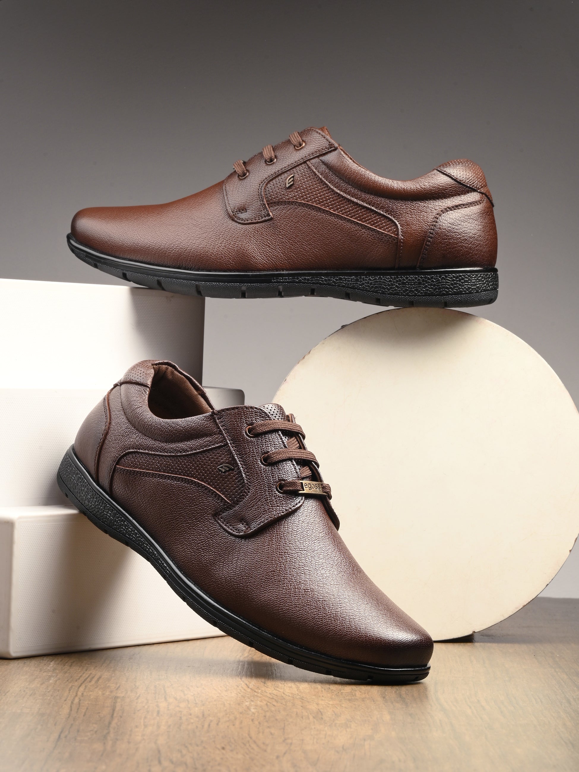 Egoss Casual Lace-Up Shoes For Men