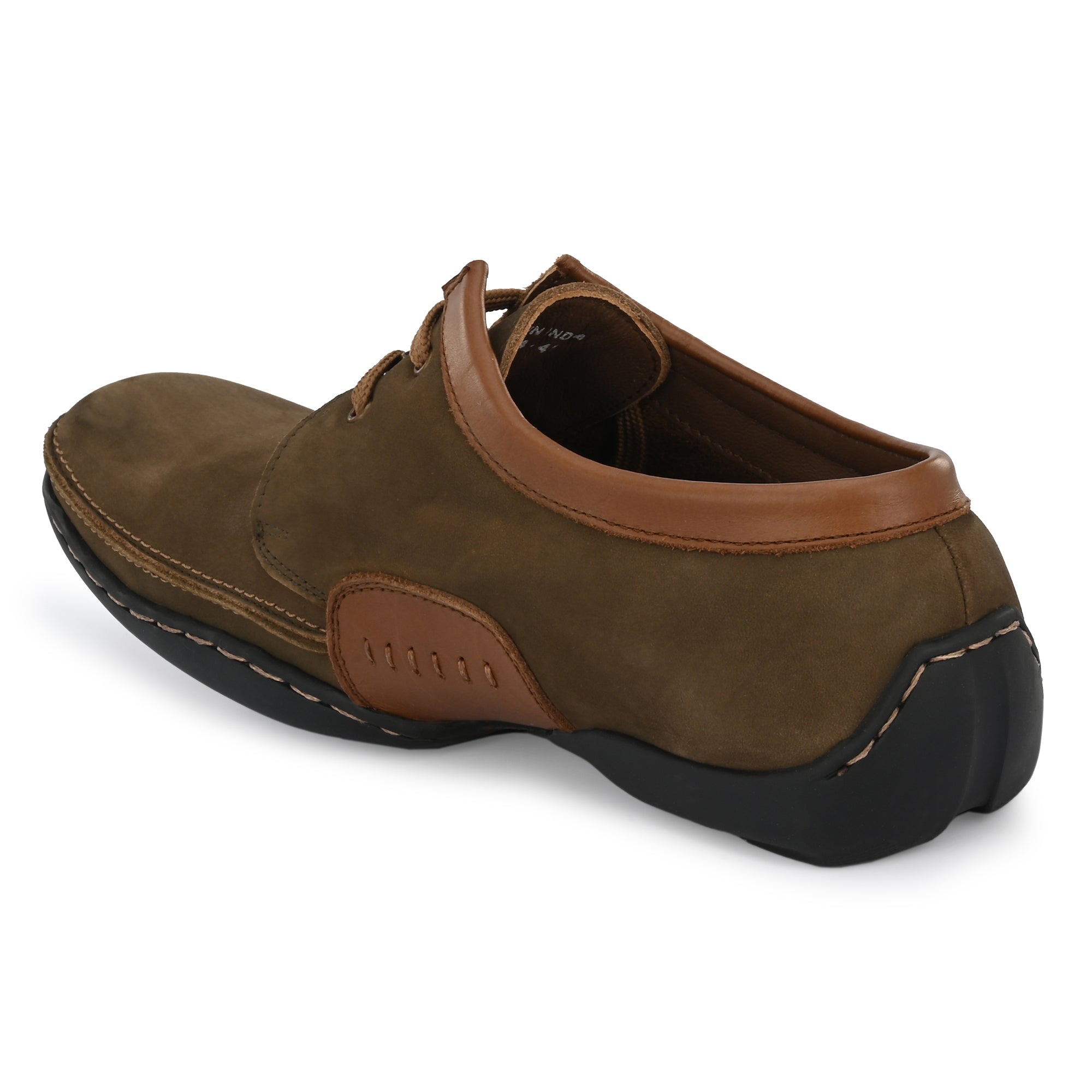 Egoss Casual Derby Lace Up Leather Shoes For Men