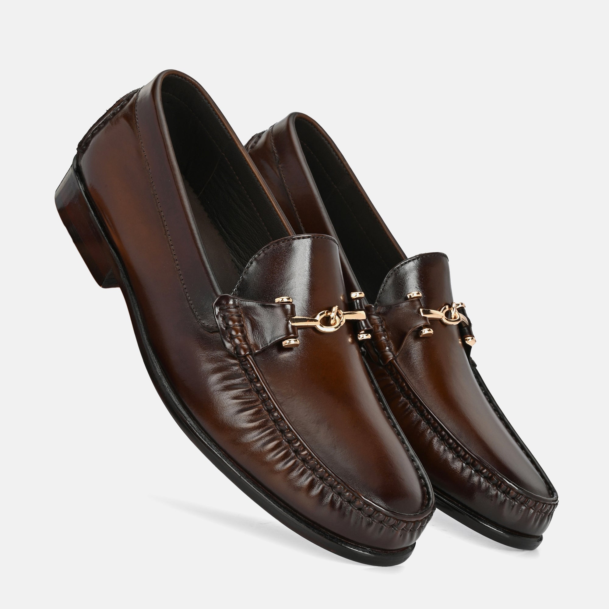 Classic Buckled Loafers by Lafattio