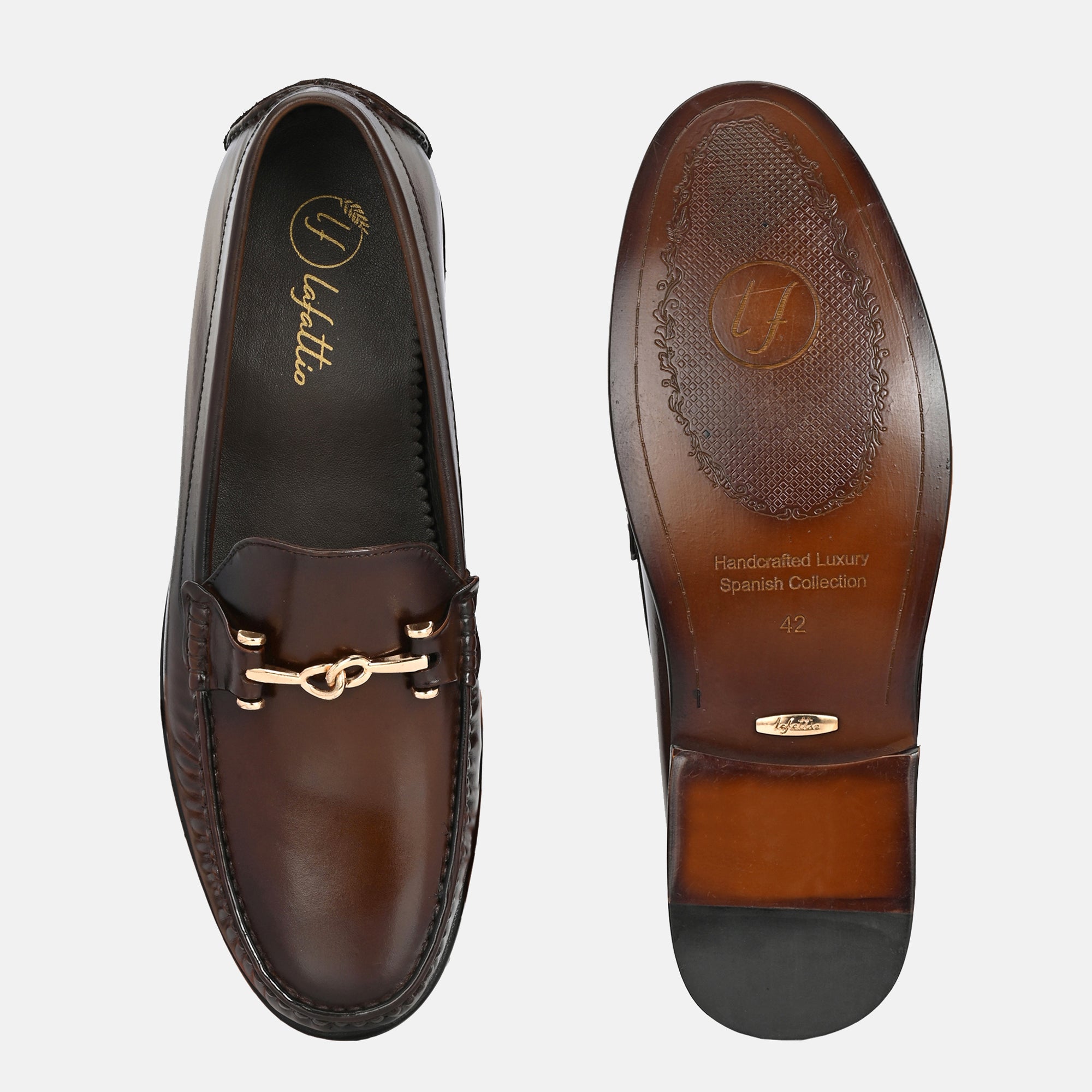 Classic Buckled Loafers by Lafattio