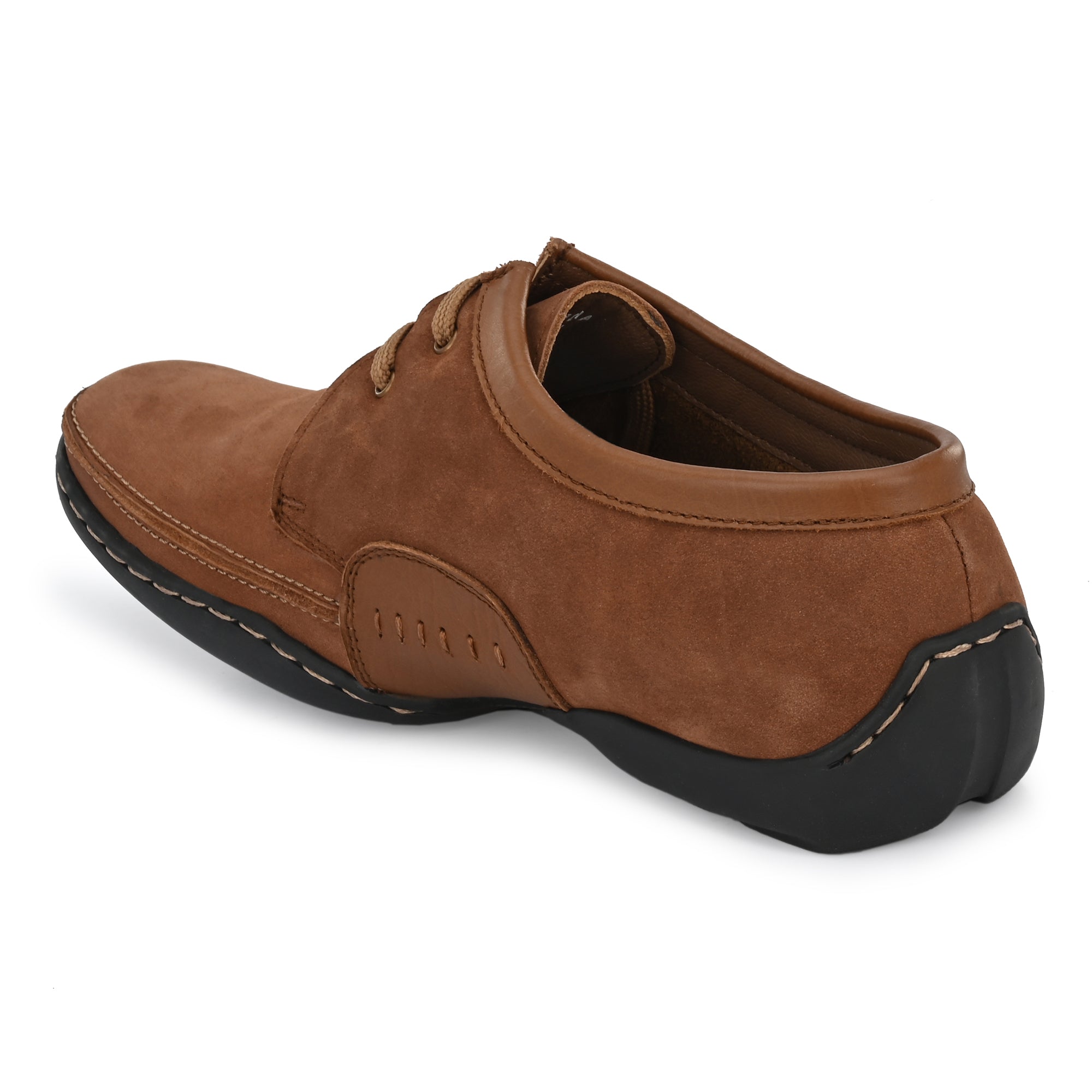 Egoss Casual Derby Lace Up Leather Shoes For Men