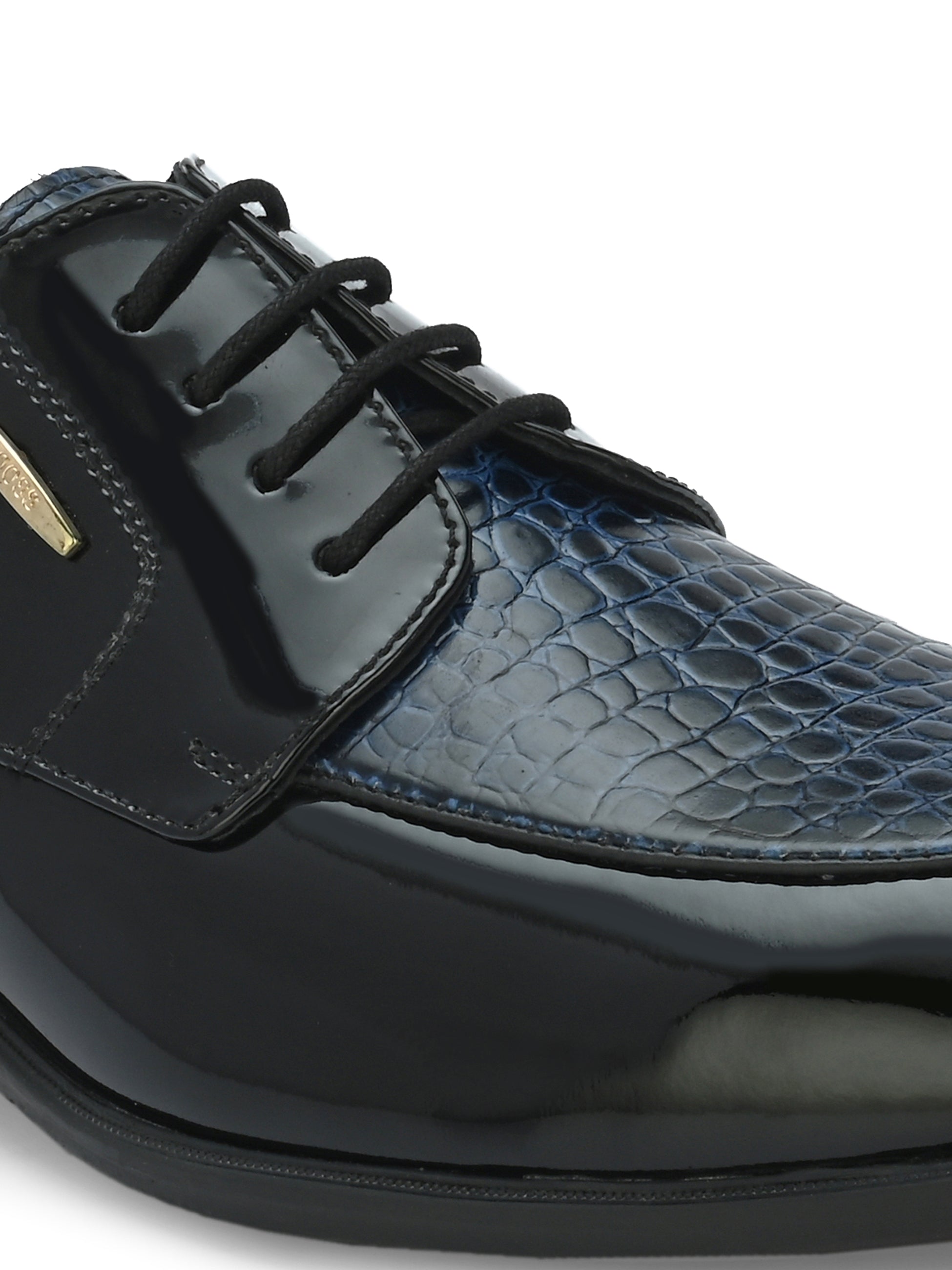 Egoss Platinum Lace-Up Shoes For Men