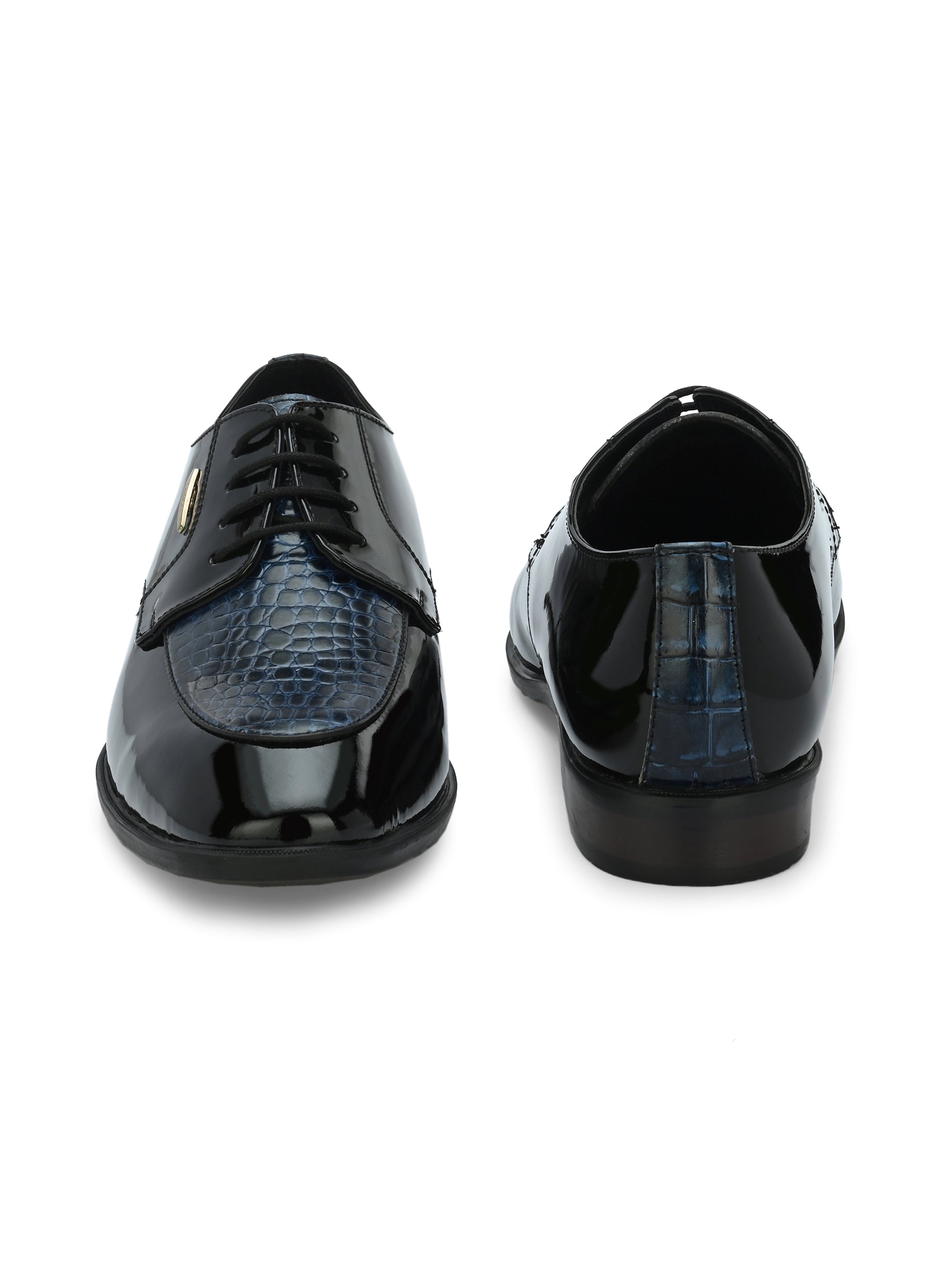 Egoss Platinum Lace-Up Shoes For Men