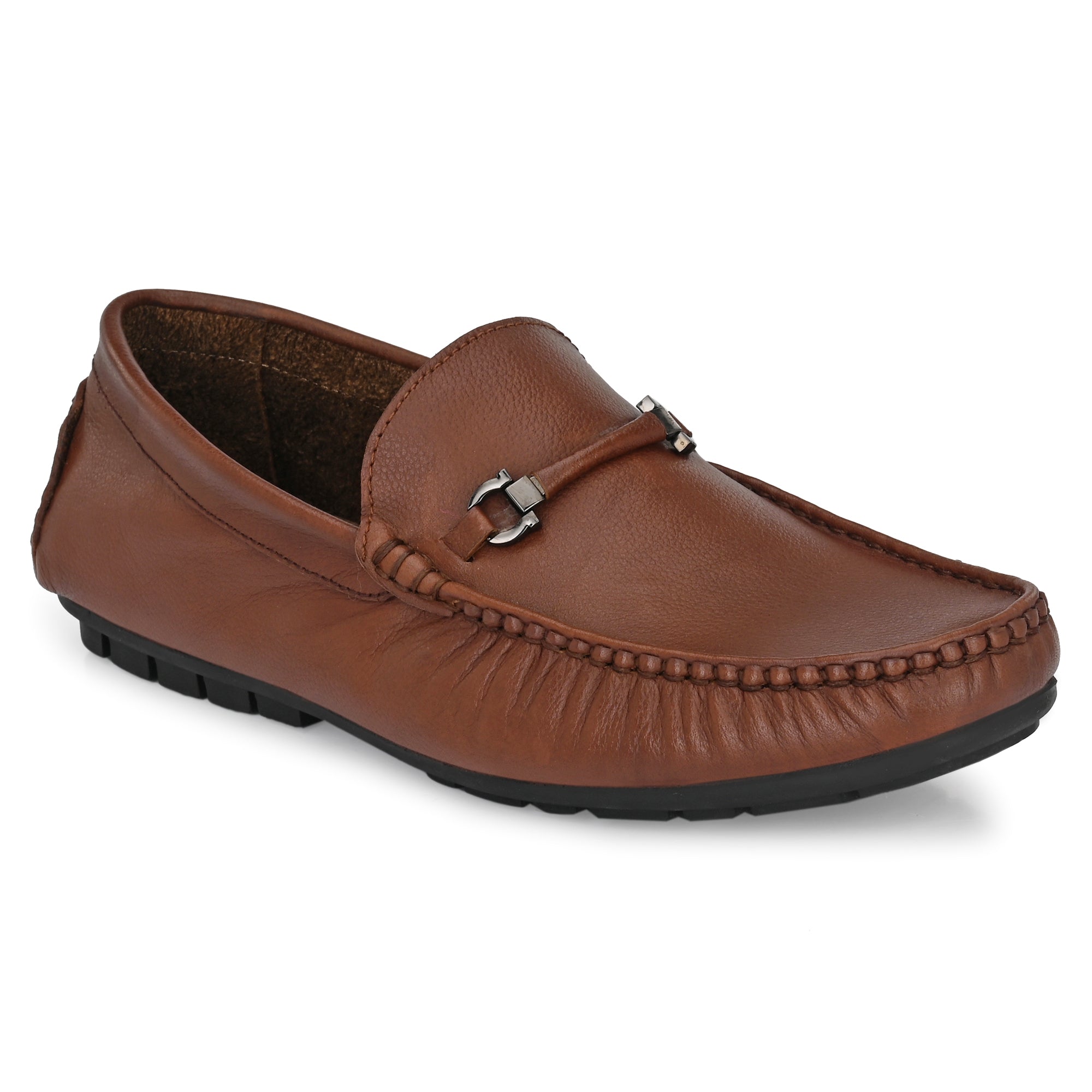 Egoss Leather Casual Loafers For Men
