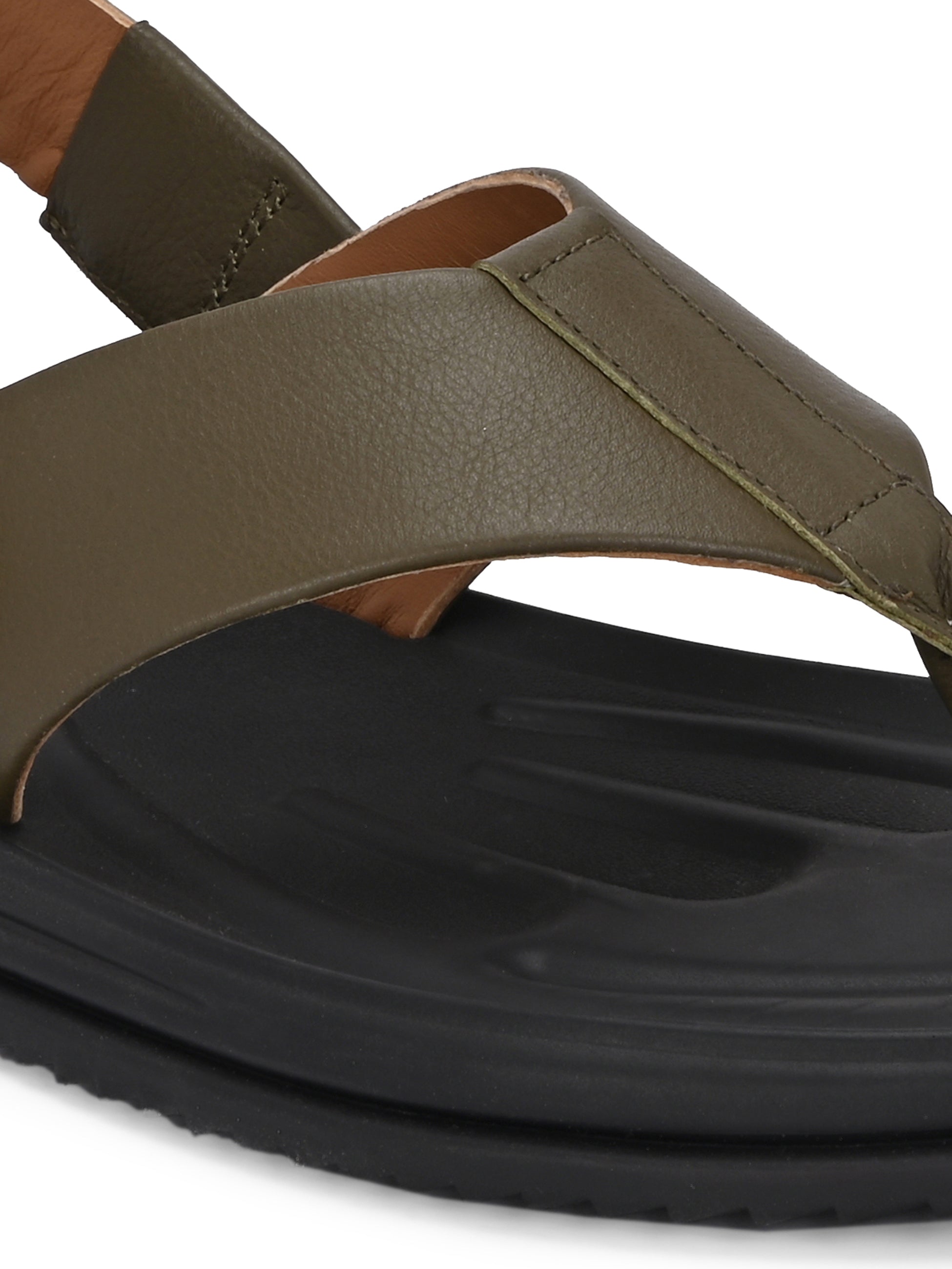 Comet Leather Sandals by Aspeerio