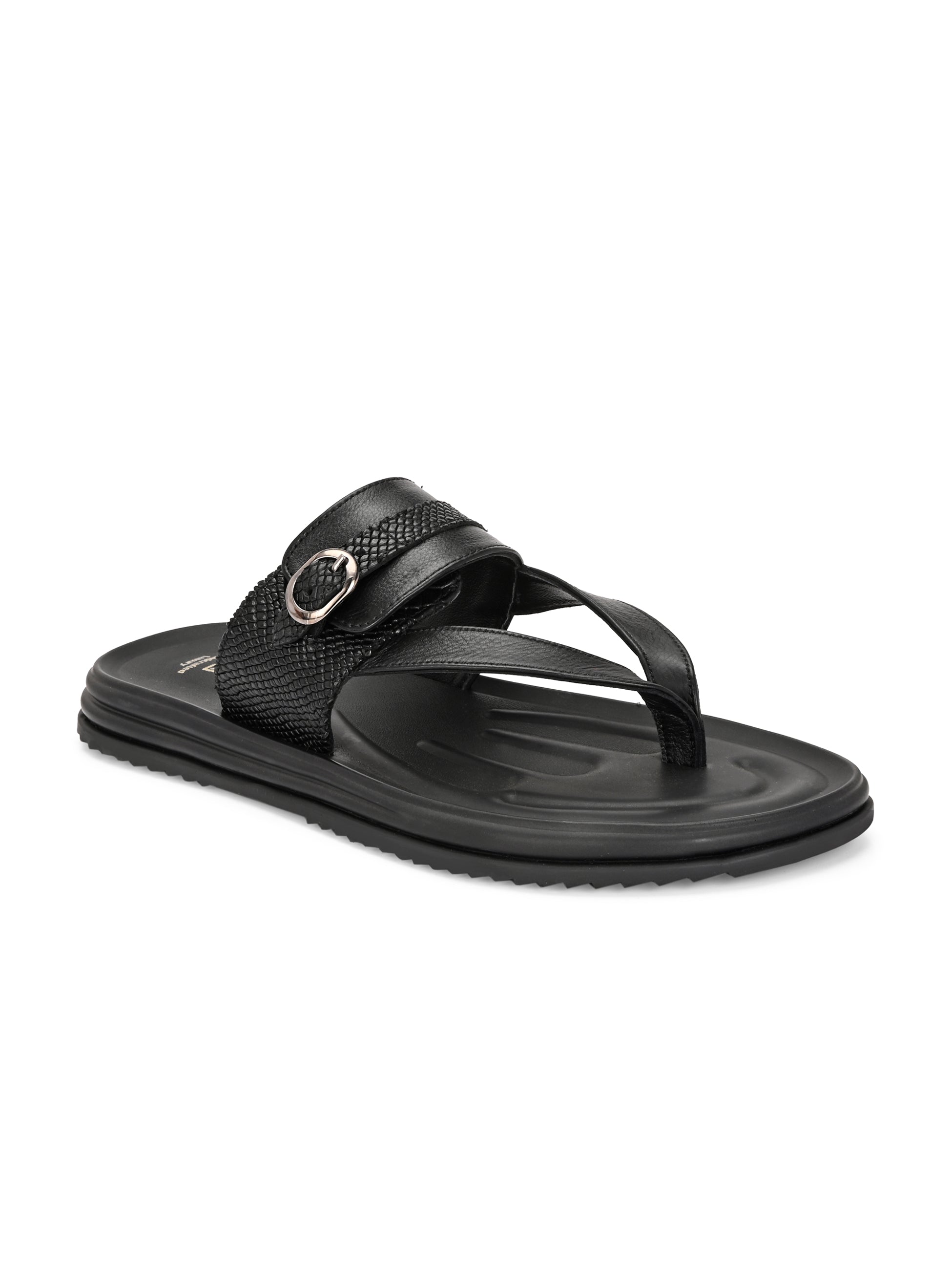 Comet Leather Slippers by Aspeerio