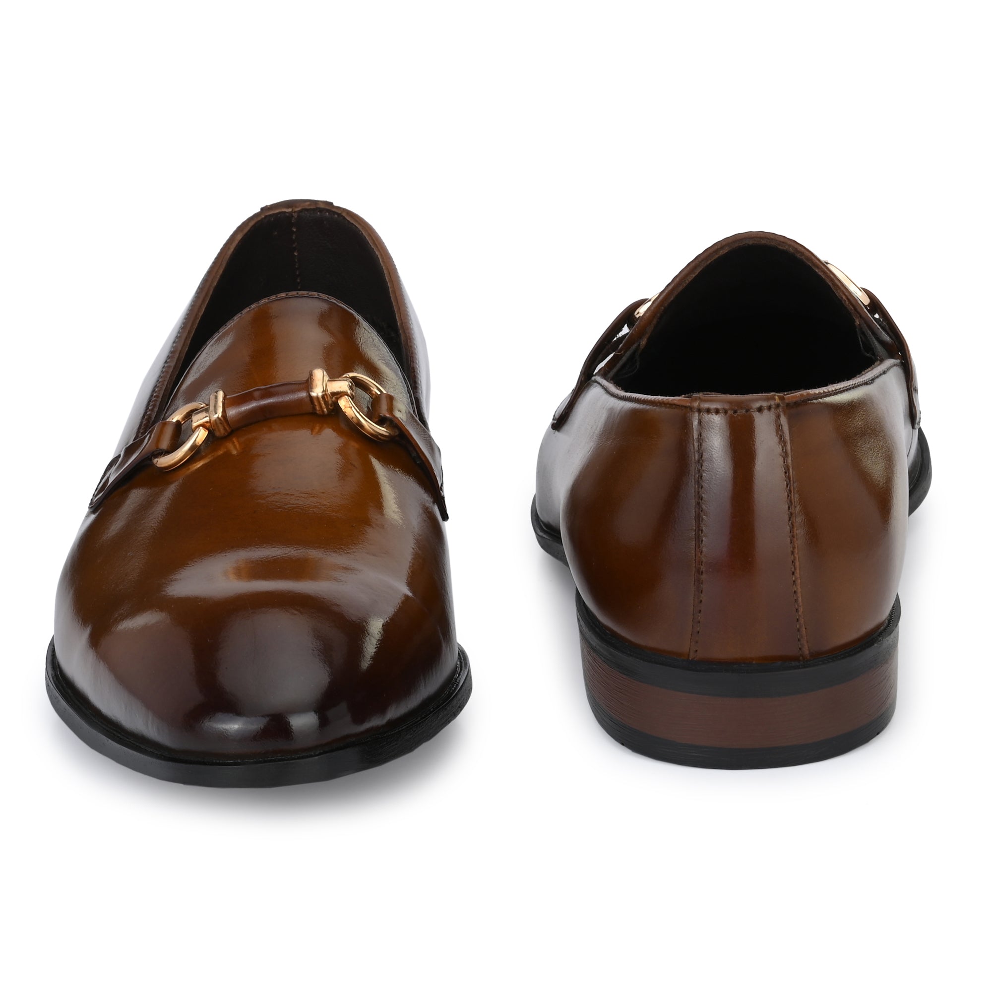 Egoss Buckled Formal Loafers For Men