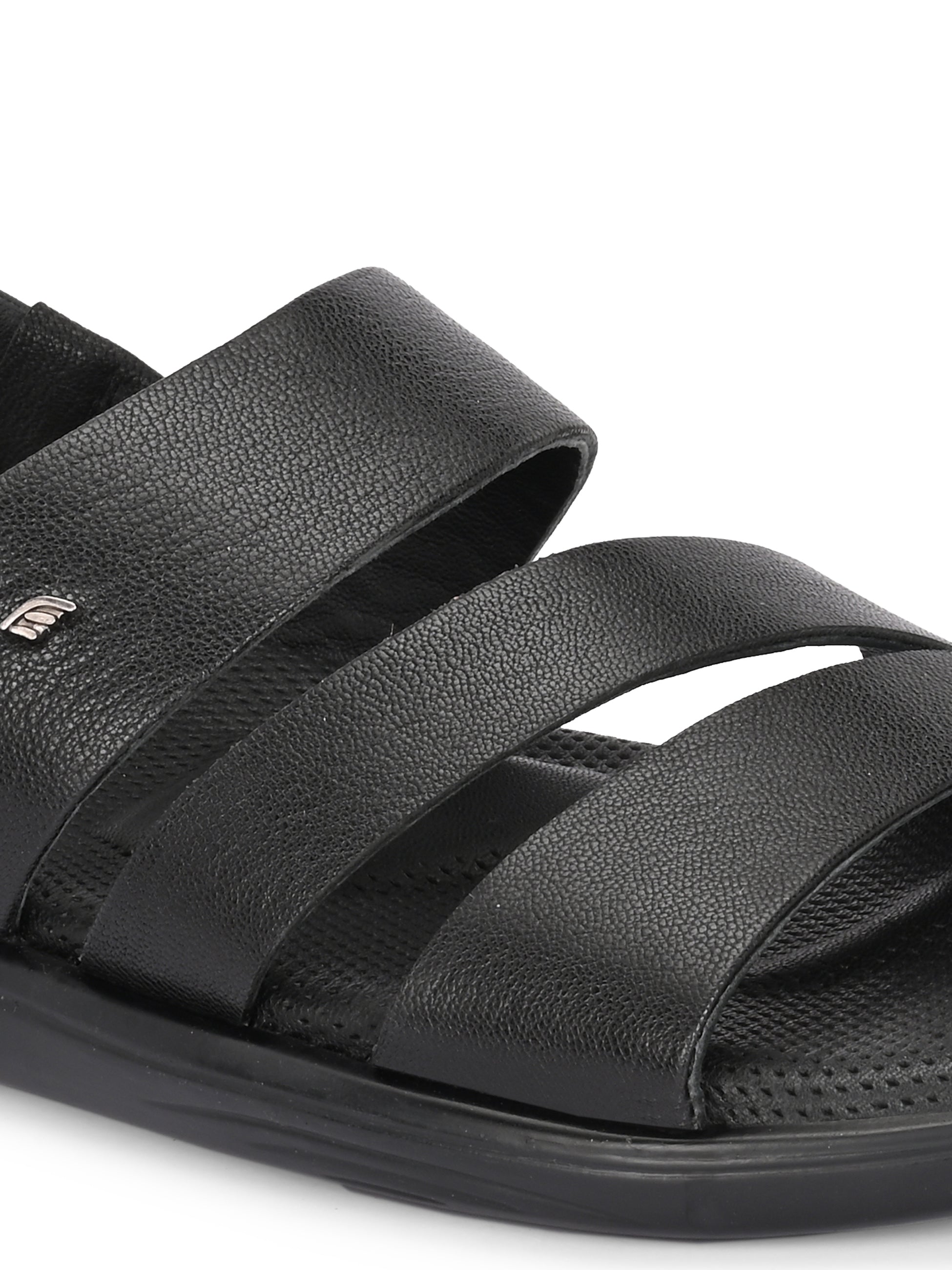 Egoss Leather Slippers For Men