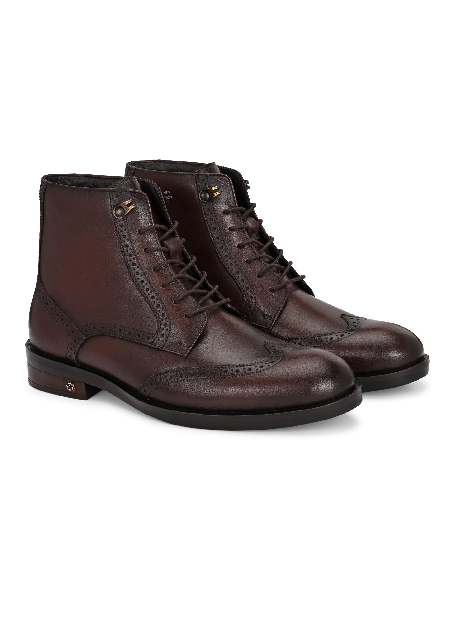 Mudtrail Lace-Up High Ankle Boots by Aspeerio
