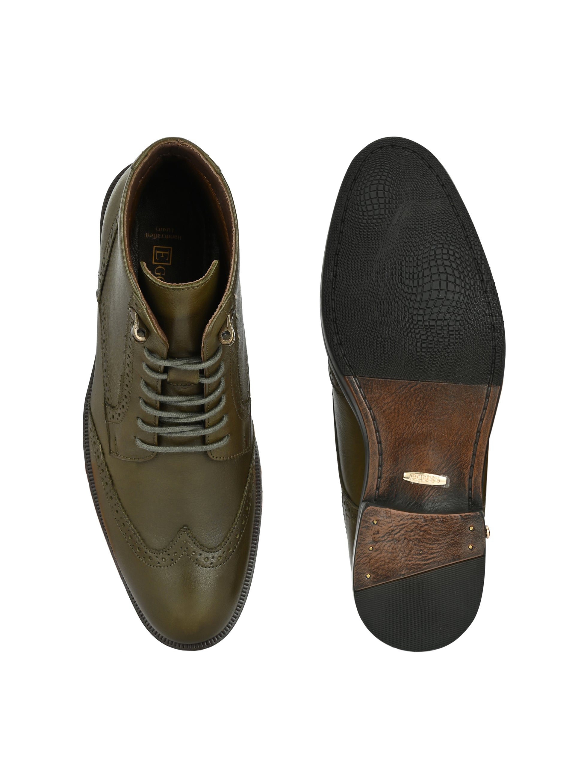 Mudtrail Lace-Up High Ankle Boots by Aspeerio