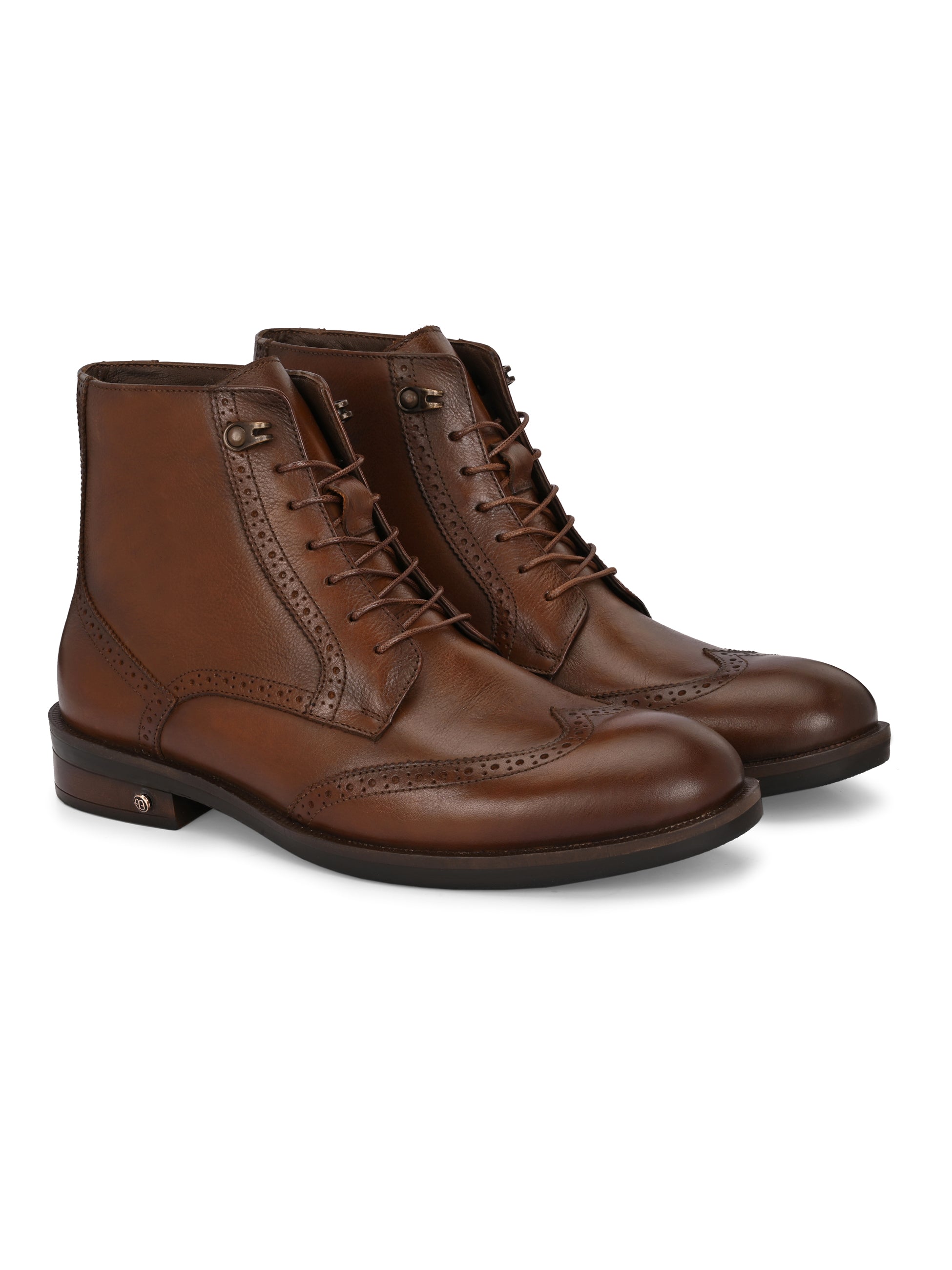 Mudtrail Lace-Up High Ankle Boots by Aspeerio
